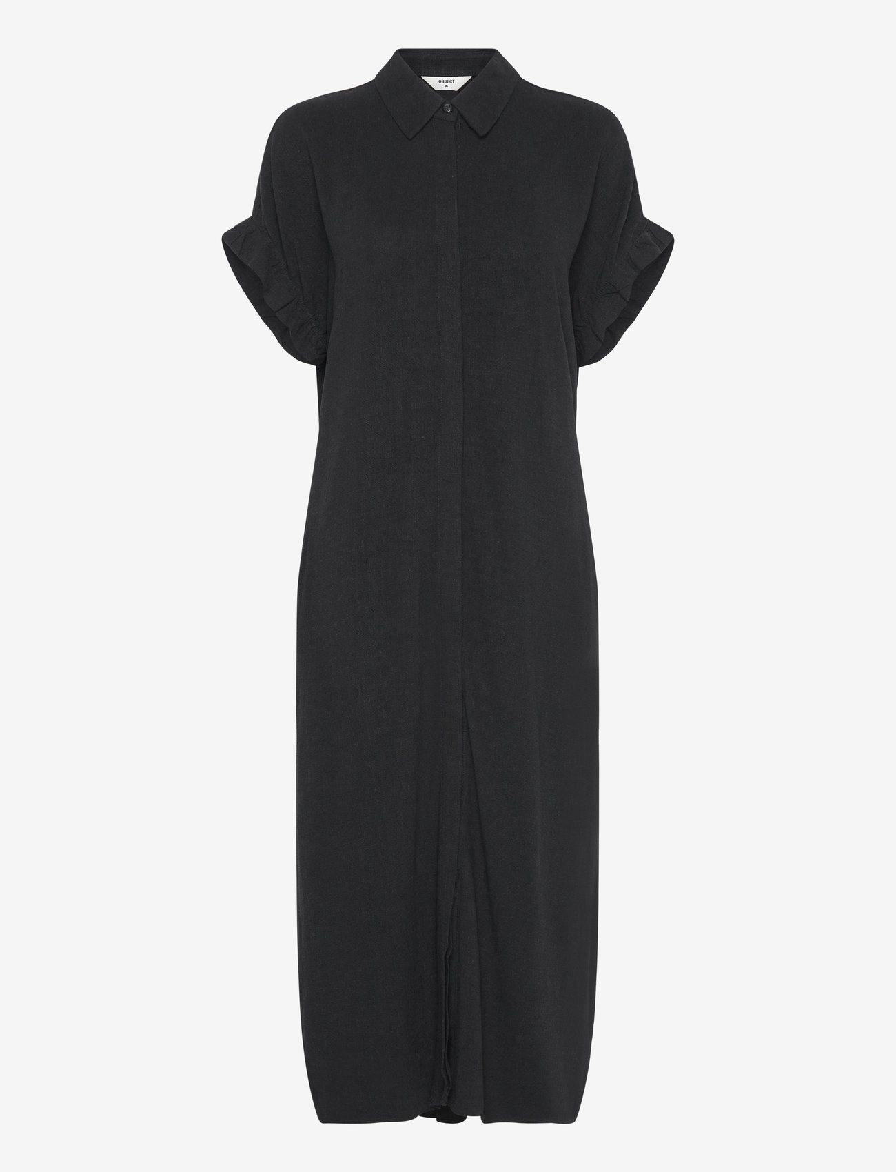 Object - OBJSANNE TIANA S/S DRESS NOOS - paitamekot - black - 0