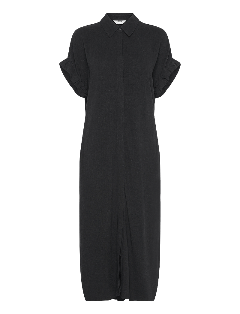 Object - OBJSANNE TIANA S/S DRESS NOOS - paitamekot - black - 0