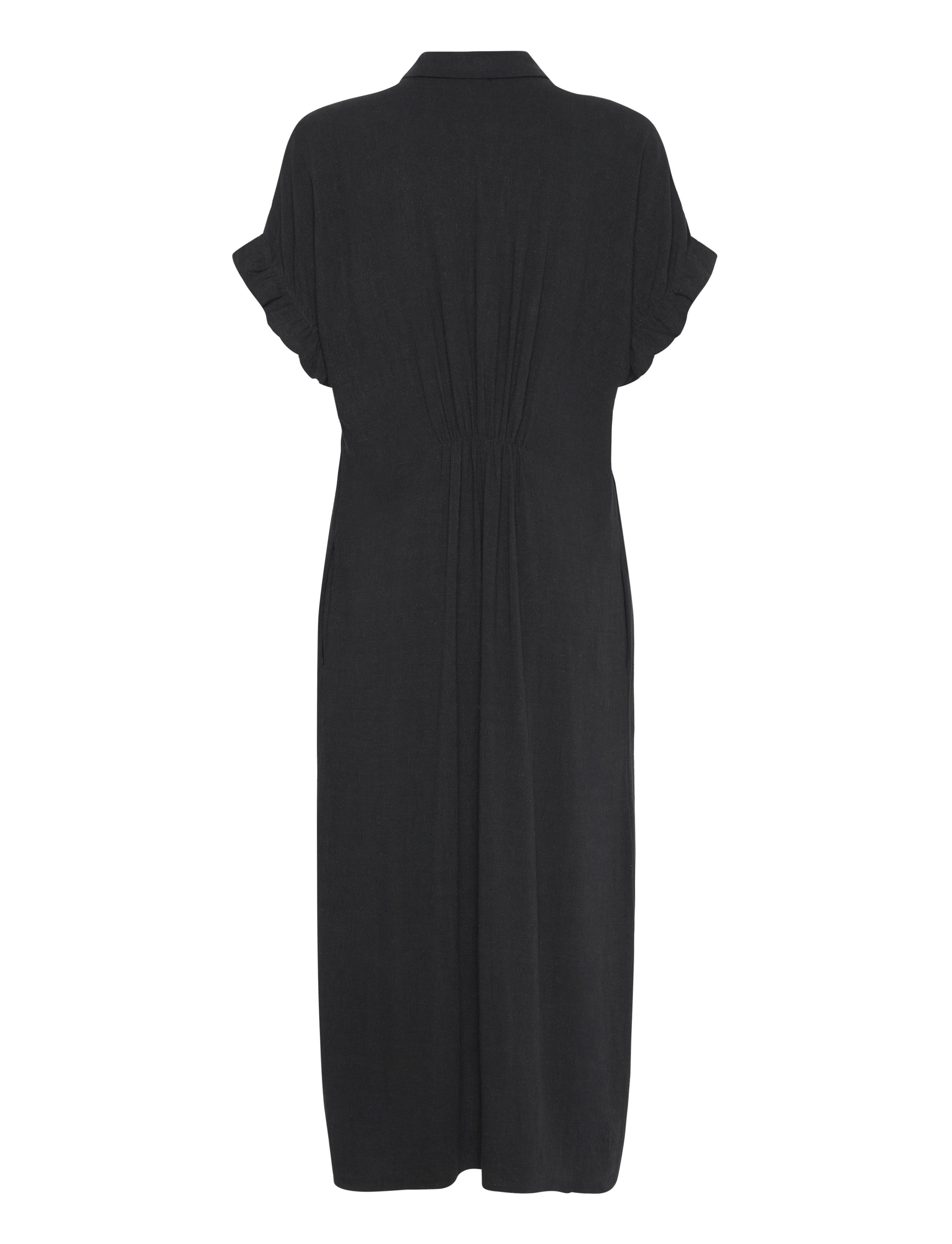 Object - OBJSANNE TIANA S/S DRESS NOOS - overhemdjurken - black - 2