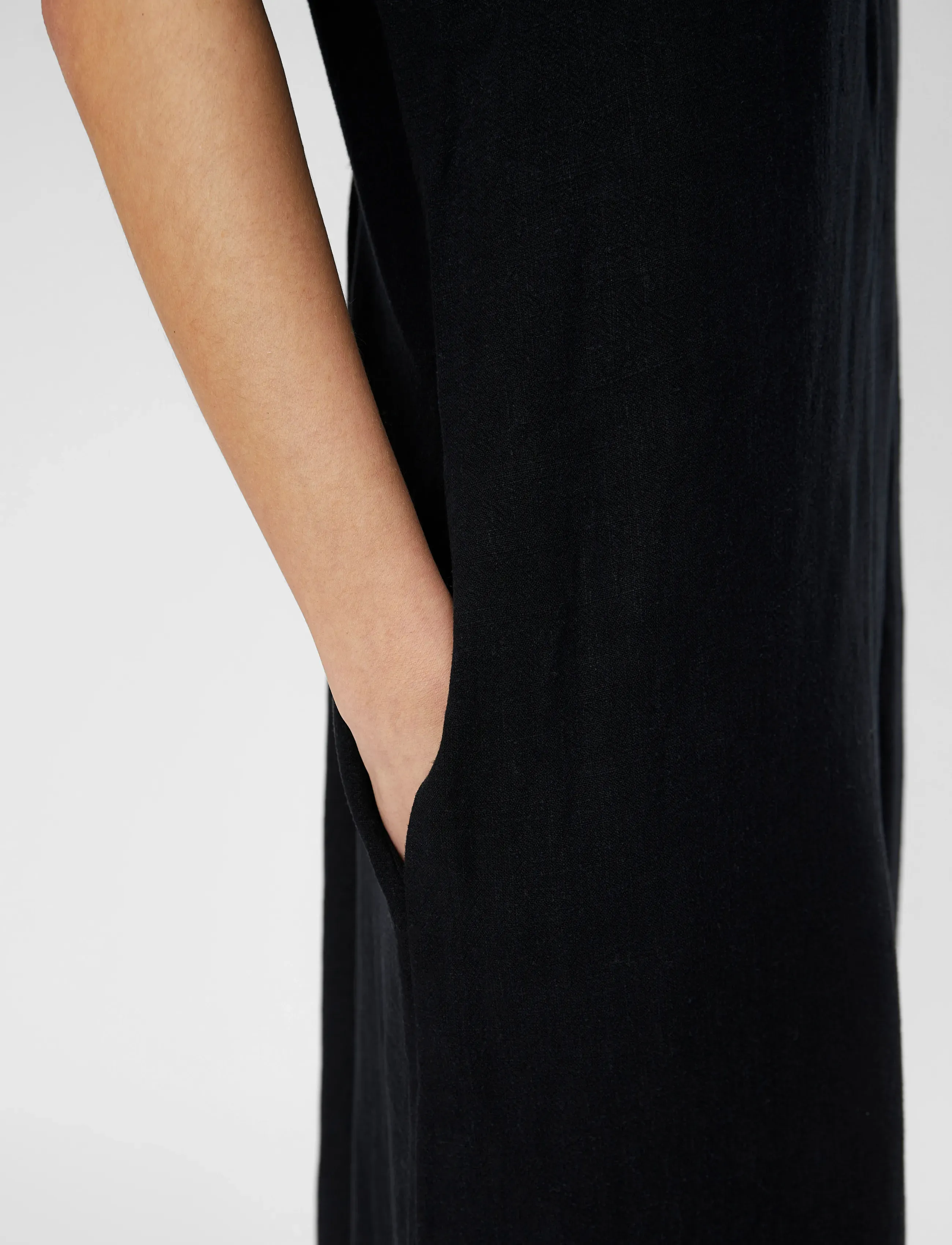 Object - OBJSANNE TIANA S/S DRESS NOOS - overhemdjurken - black - 4