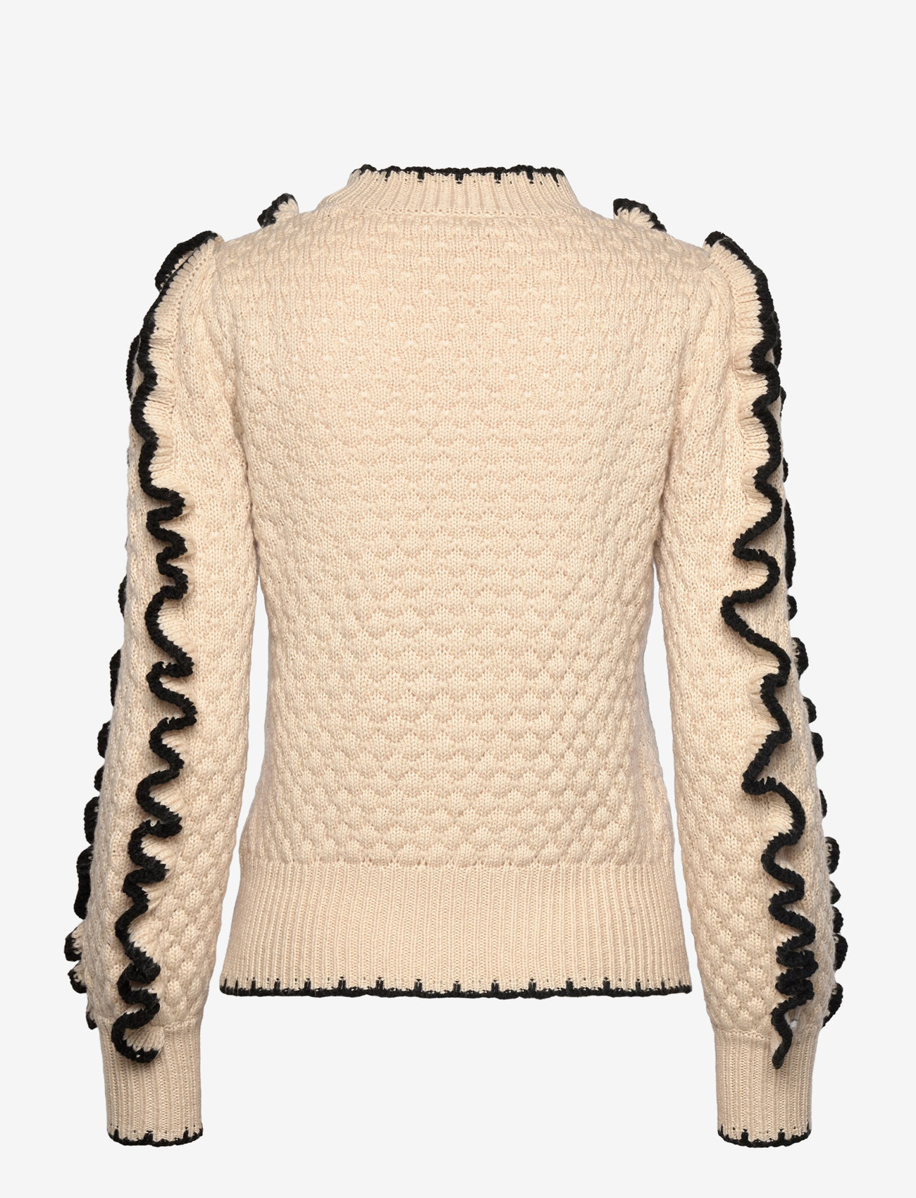 Object - OBJYAA L/S KNIT PULLOVER REP - herbstliche kleidung - sandshell - 1