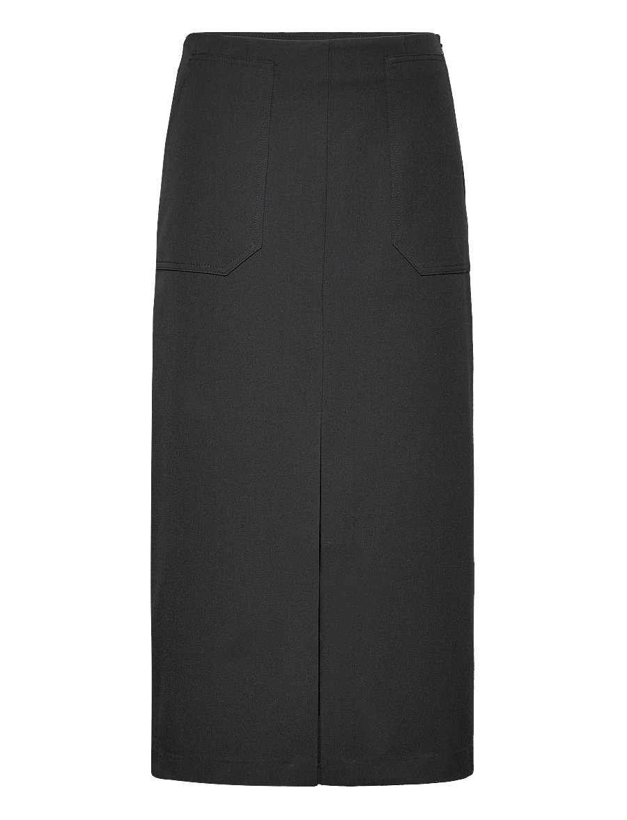 Object - OBJSONNE LONG SKIRT 131 - midi skirts - black - 1