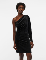 Object - OBJBIANCA ONE SHOULDER SHORT DRESS 130 - feestelijke kleding voor outlet-prijzen - black - 2