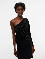 Object - OBJBIANCA ONE SHOULDER SHORT DRESS 130 - feestelijke kleding voor outlet-prijzen - black - 5