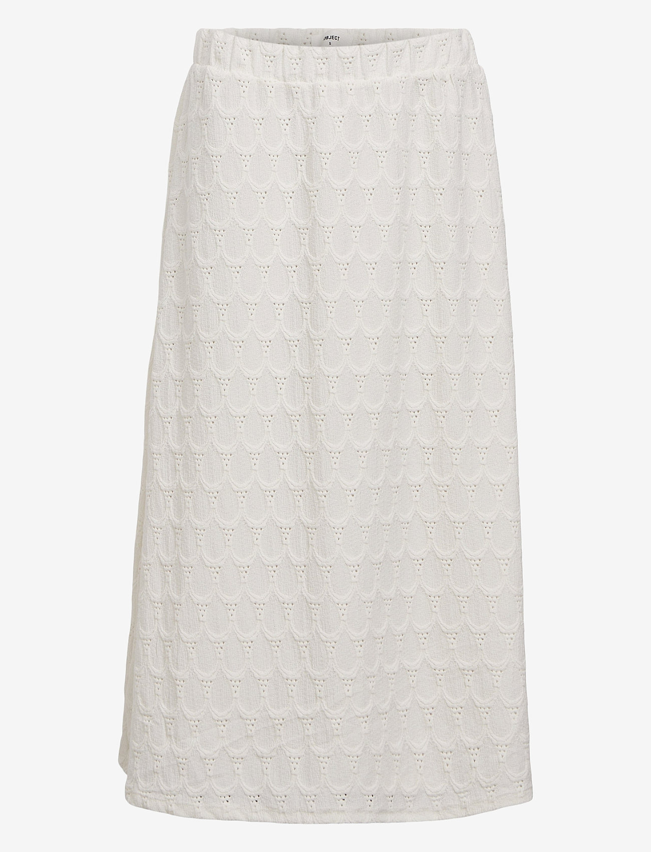 Object - OBJFEODORA MIDI SKIRT DIV - midi röcke - cloud dancer - 0