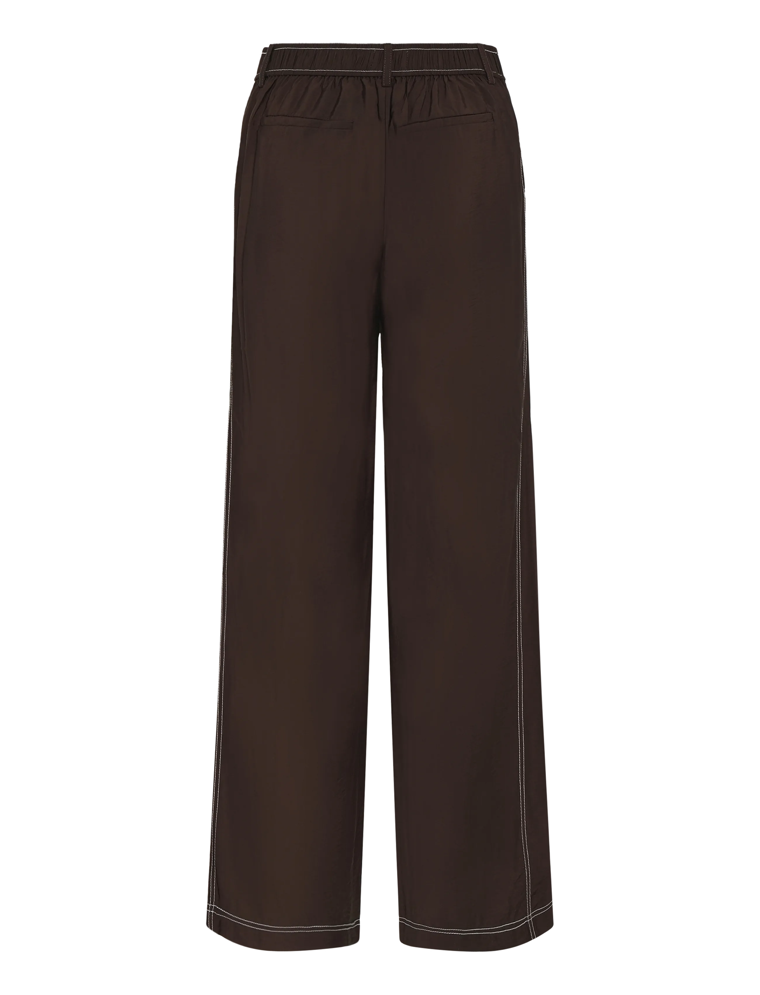 Object - OBJJACIRA LISA PANT DIV - hosen mit weitem bein - seal brown - 1