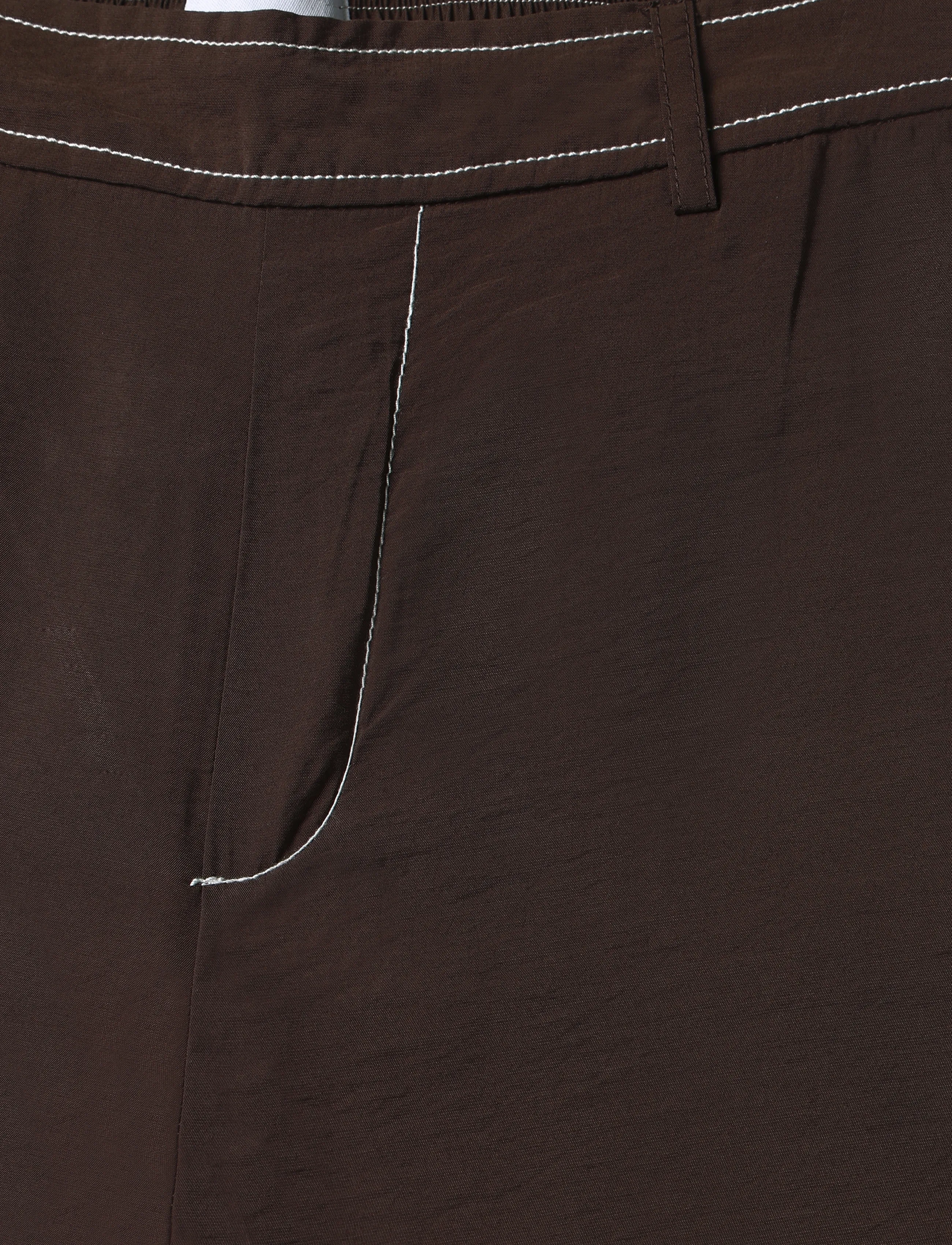 Object - OBJJACIRA LISA PANT DIV - hosen mit weitem bein - seal brown - 3