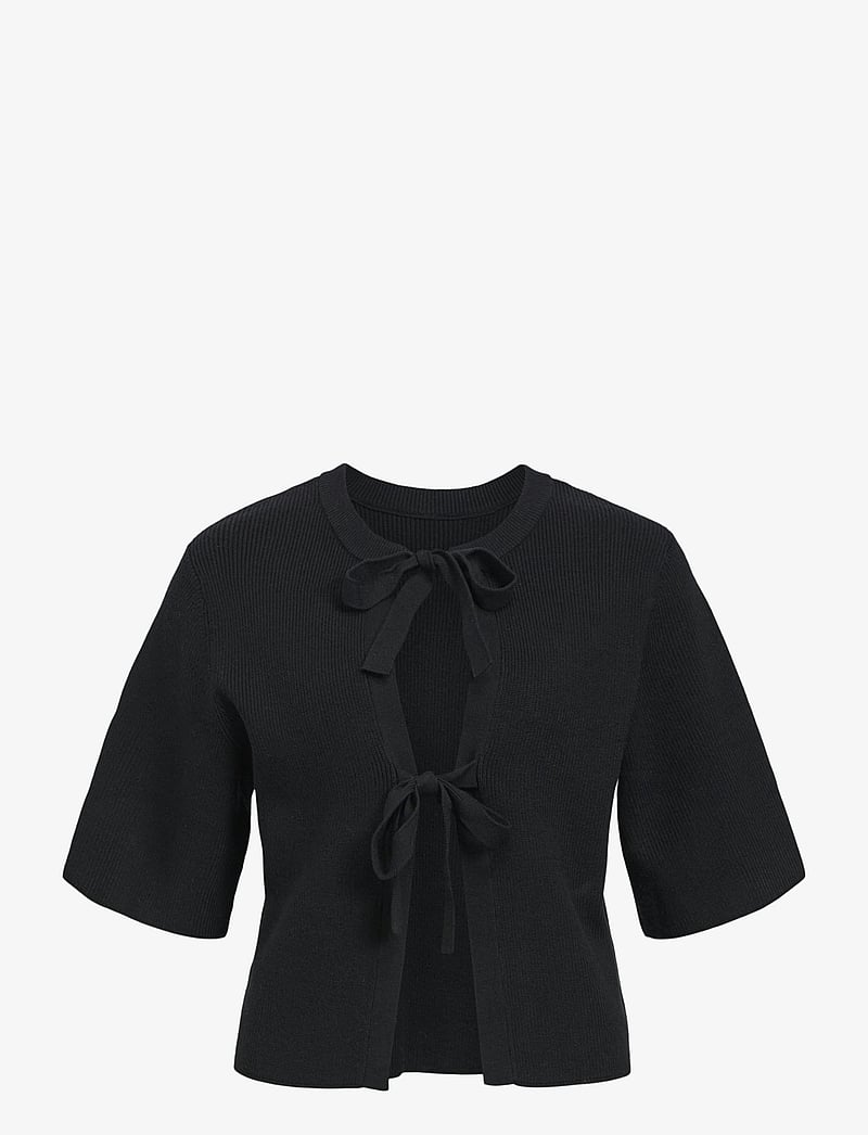 Object - OBJULLA PARVI 2/4 KNIT CARDIGAN NOOS - cardigans - black - 1