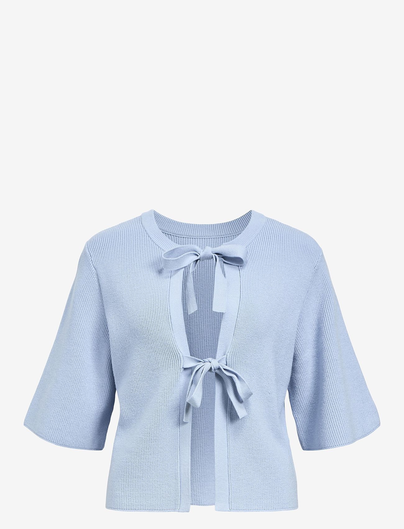 Object - OBJULLA PARVI 2/4 KNIT CARDIGAN NOOS - kardiganid - kentucky blue - 0