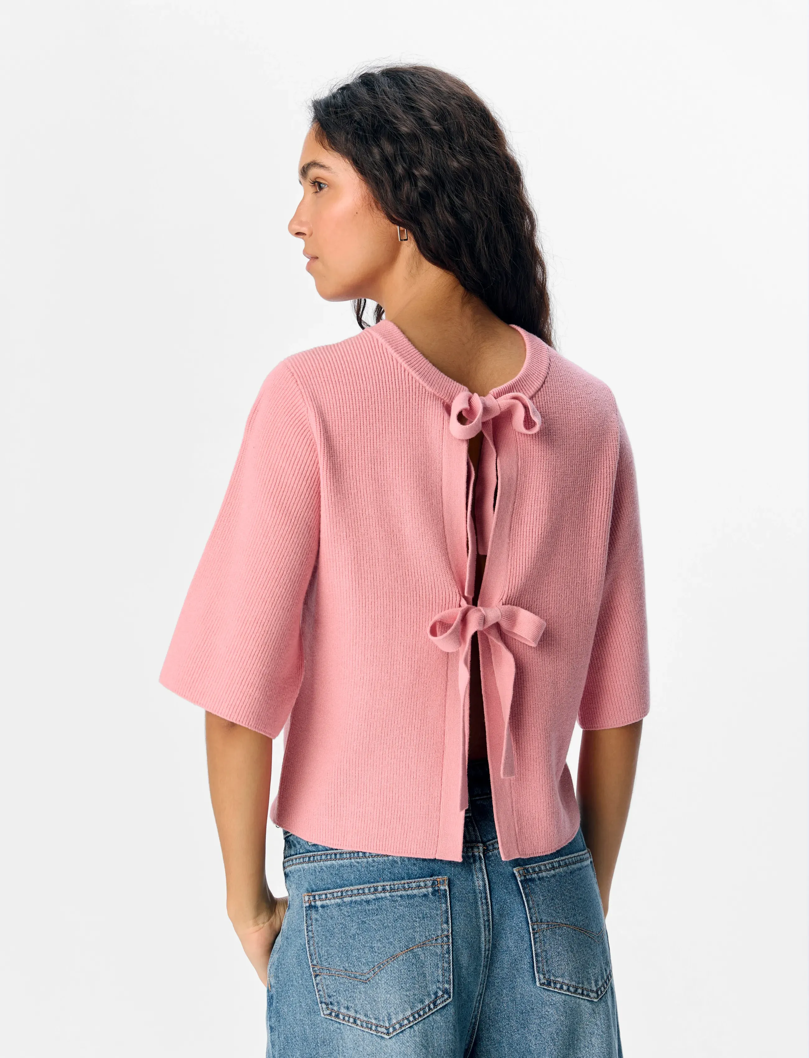 Object - OBJULLA PARVI 2/4 KNIT CARDIGAN NOOS - laveste priser - rose elegance - 5