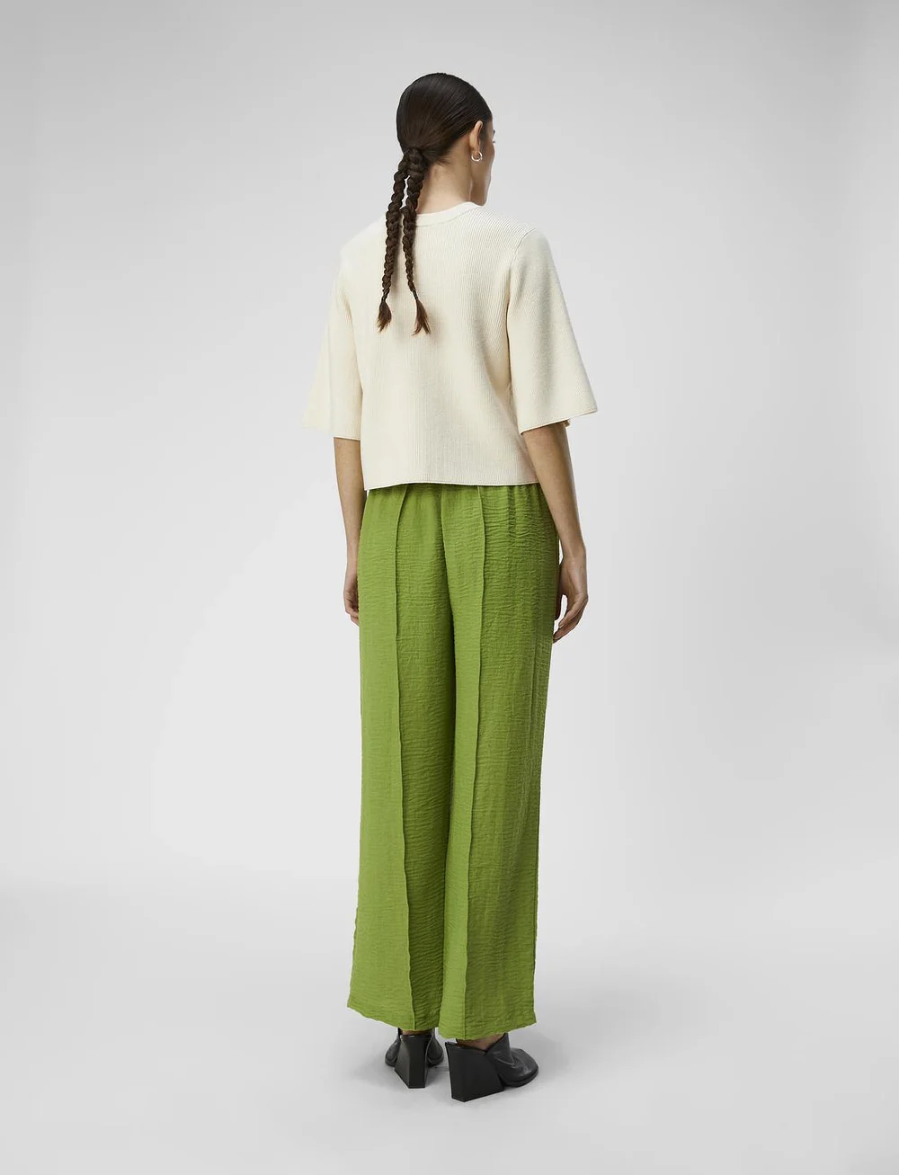 Object - OBJULLA PARVI 2/4 KNIT CARDIGAN NOOS - cardigans - sandshell - 2