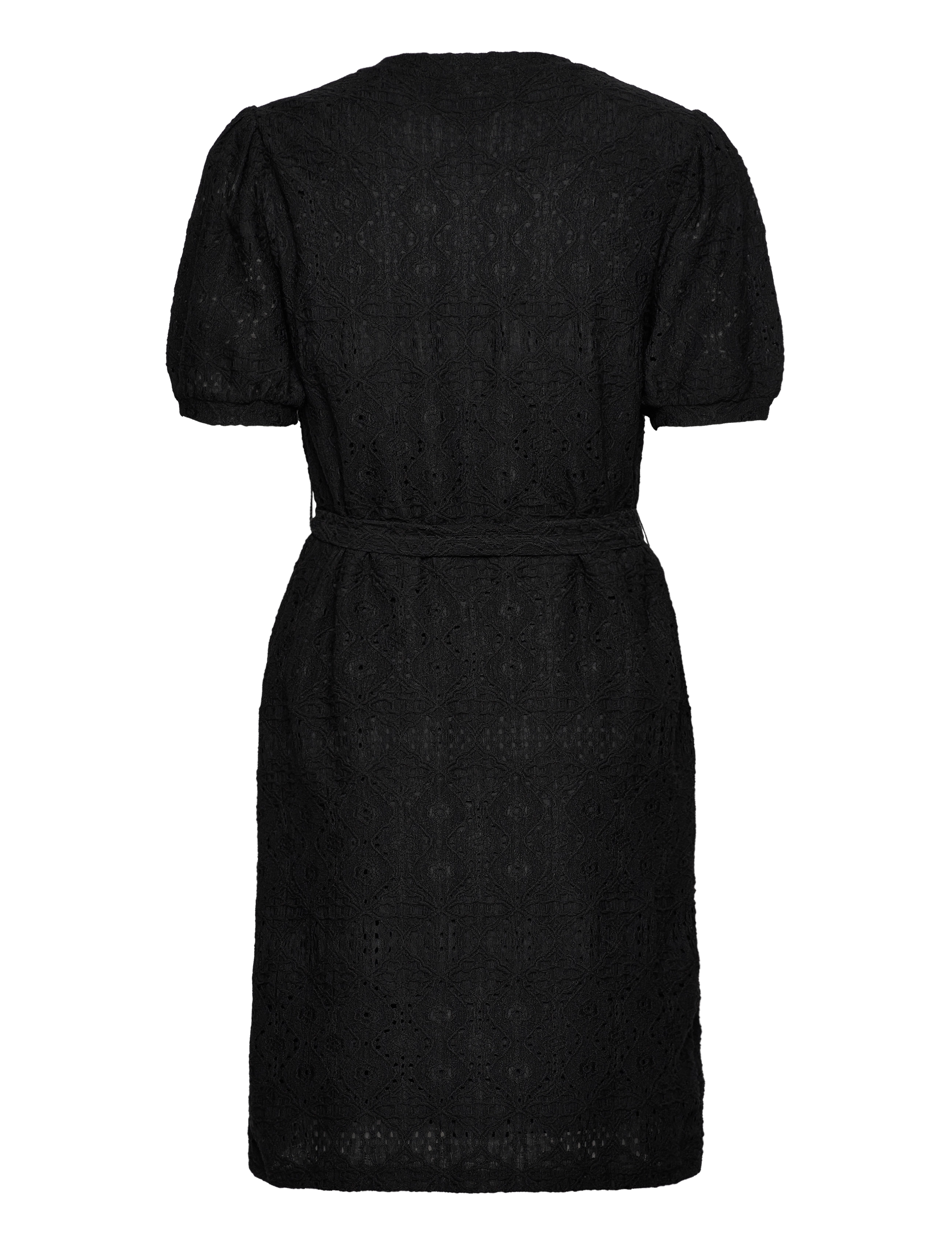 Object - OBJFEODORA S/S SHORT DRESS NOOS - black - 2