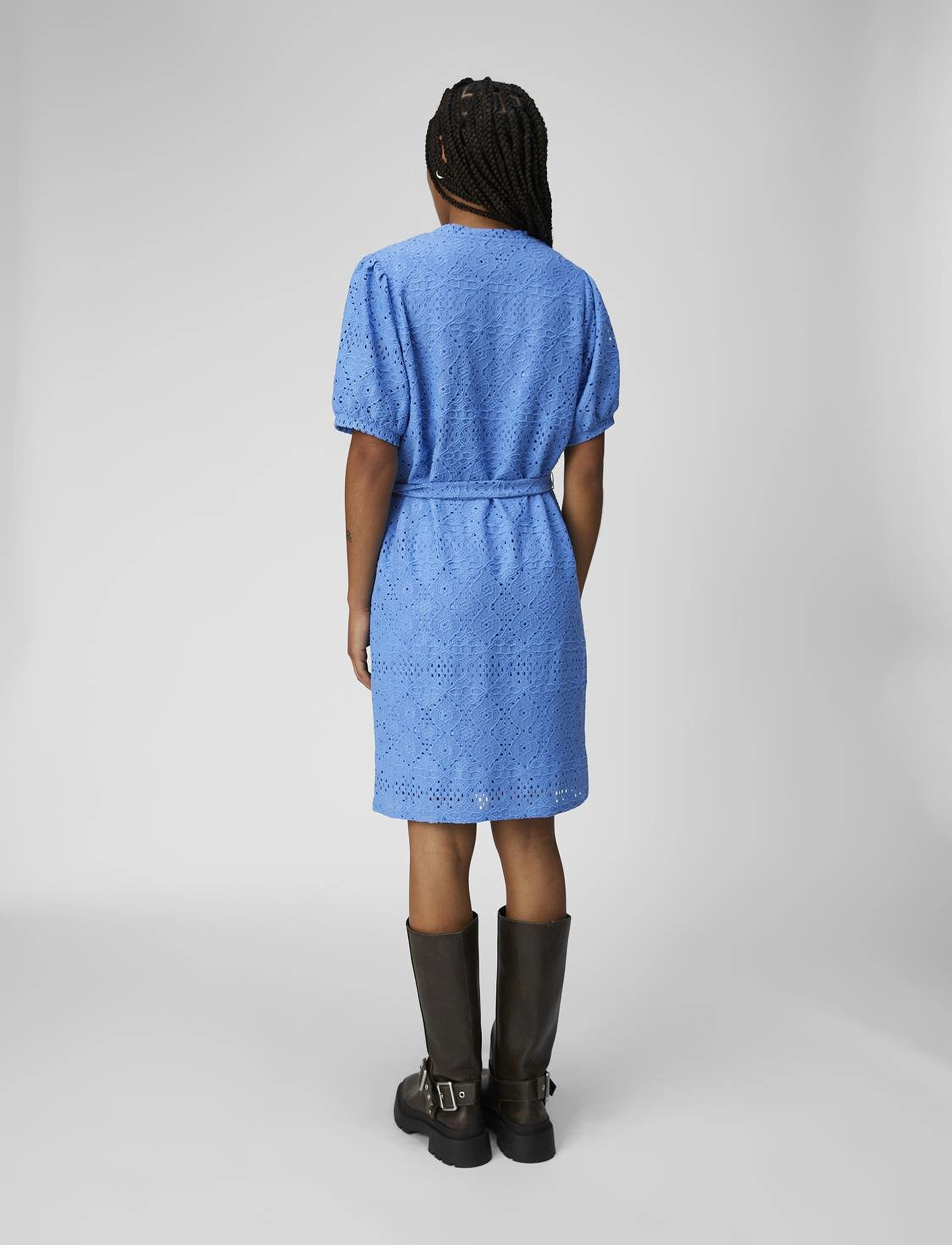 Object - OBJFEODORA S/S SHORT DRESS NOOS - provence - 3