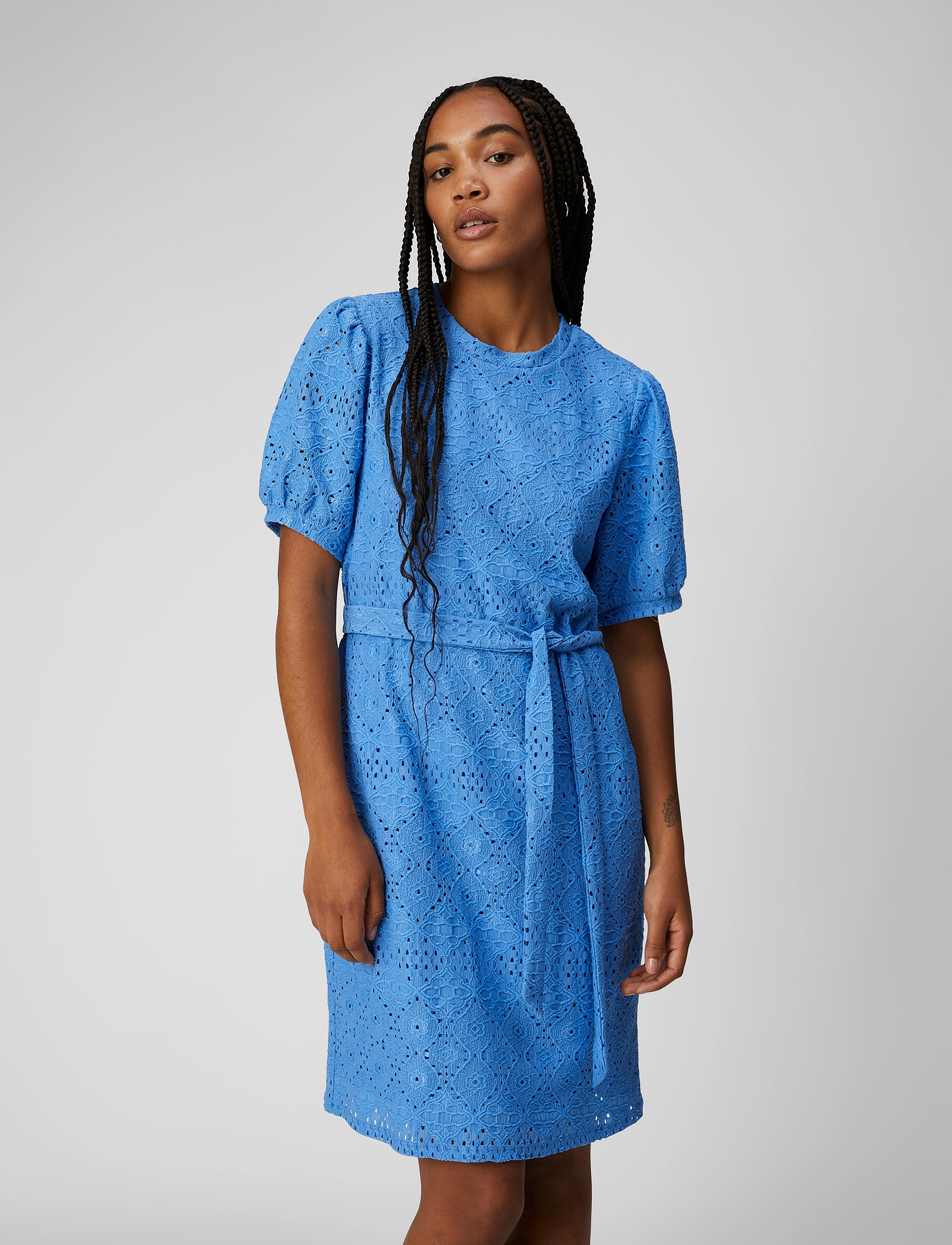 Object - OBJFEODORA S/S SHORT DRESS NOOS - provence - 5