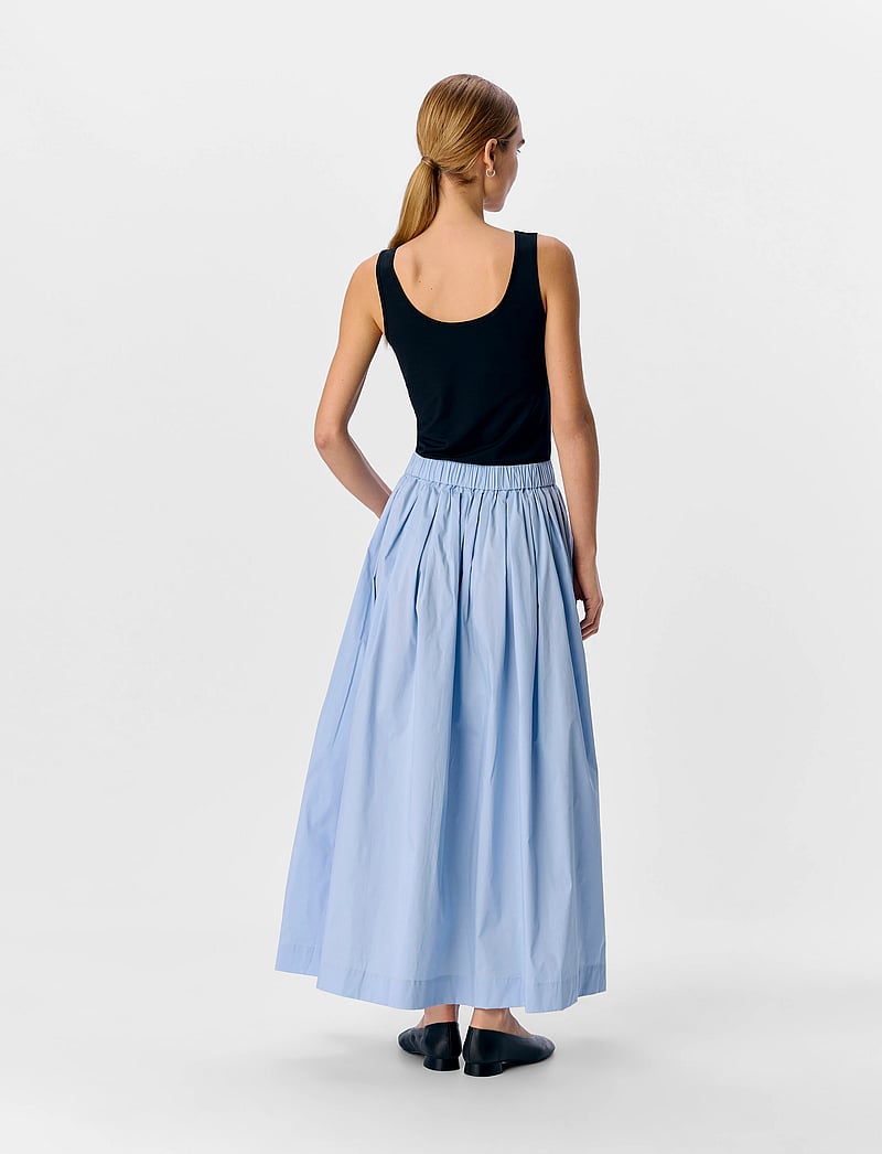 Object - OBJPAIGE HW SKIRT REP - maxi röcke - cornflower blue - 2