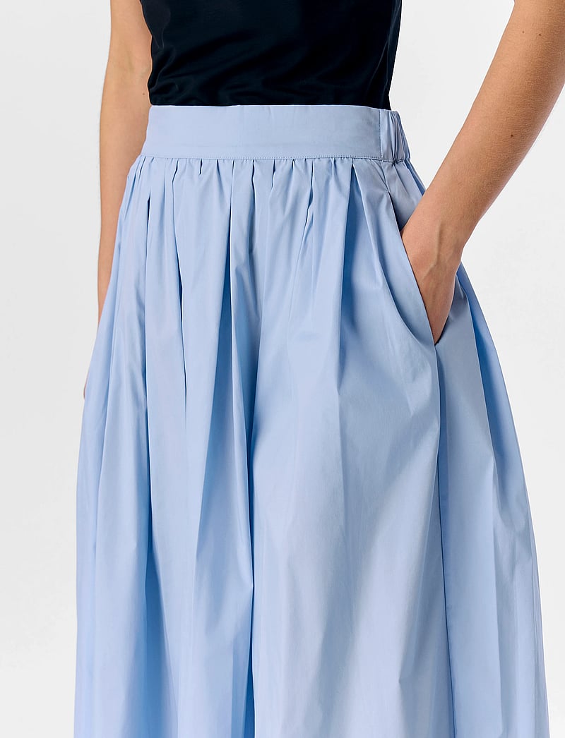 Object - OBJPAIGE HW SKIRT REP - maxi röcke - cornflower blue - 4