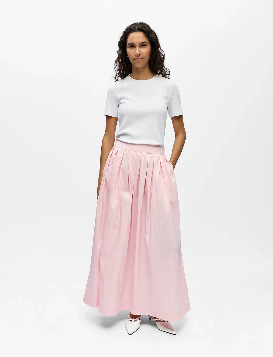 Object - OBJPAIGE HW SKIRT REP - jupes longues - pale lilac - 3
