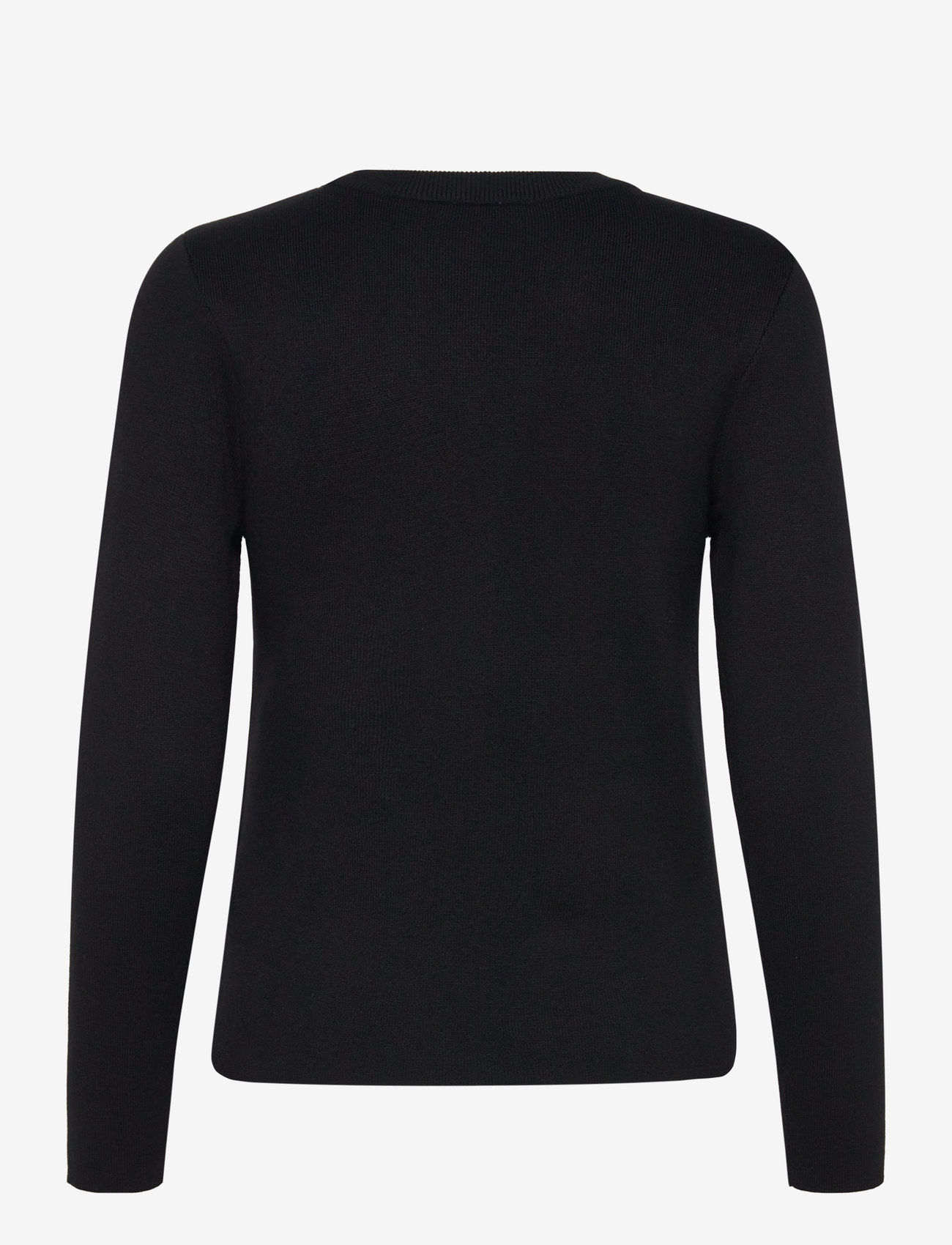 Object - OBJESTER SLI L/S KNIT PULLOVER NOOS - herbstliche kleidung - black - 1