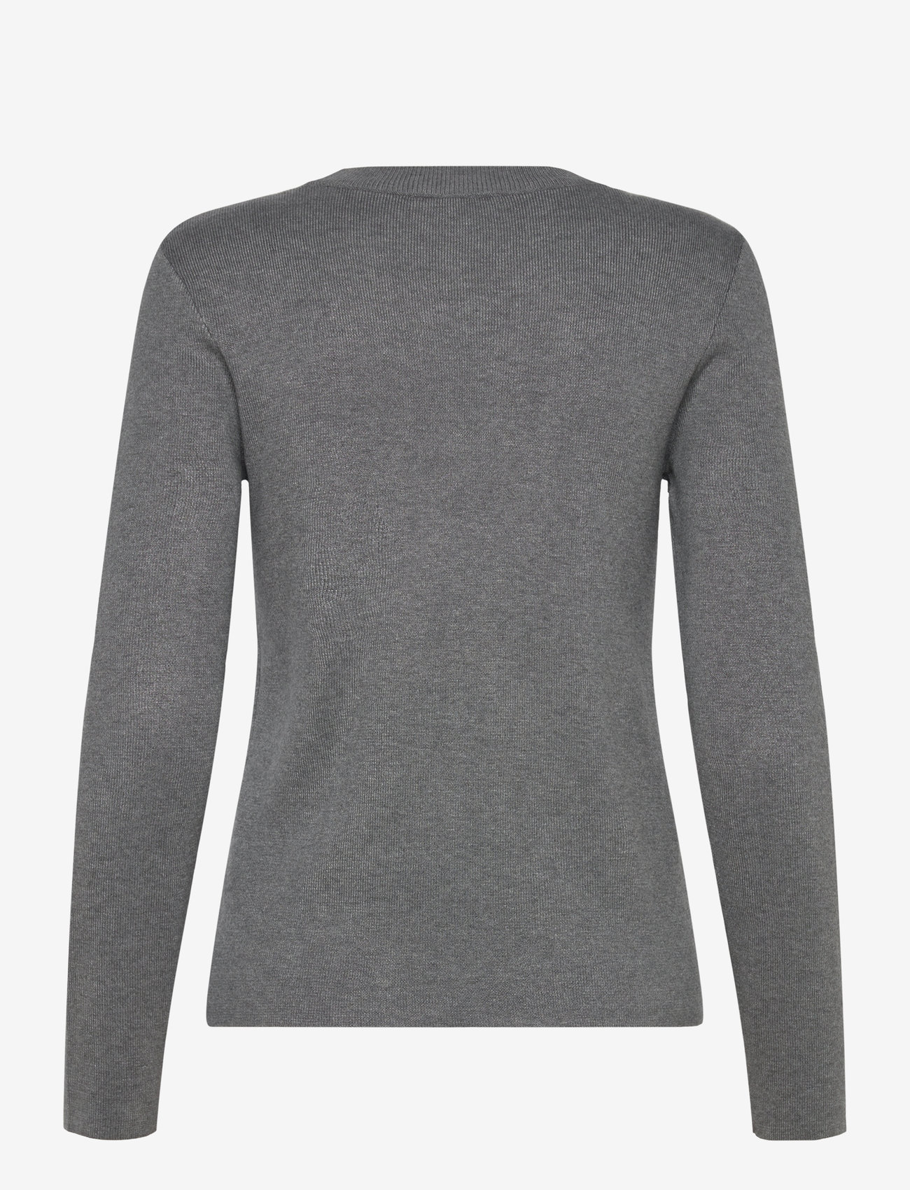 Object - OBJESTER SLI L/S KNIT PULLOVER NOOS - sügisesed riided - medium grey melange - 1