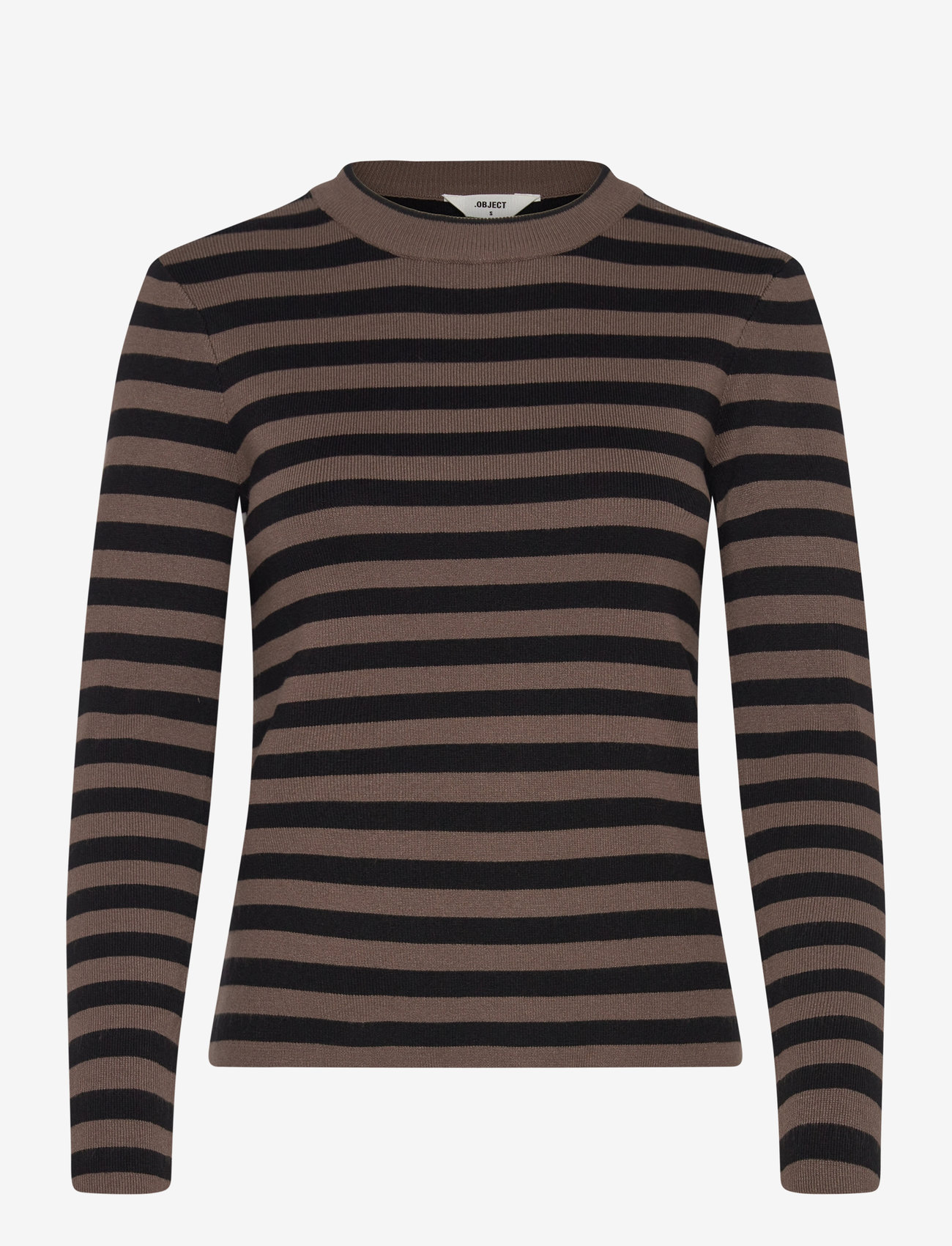 Object - OBJESTER SLI L/S KNIT PULLOVER NOOS - sügisesed riided - morel - 0