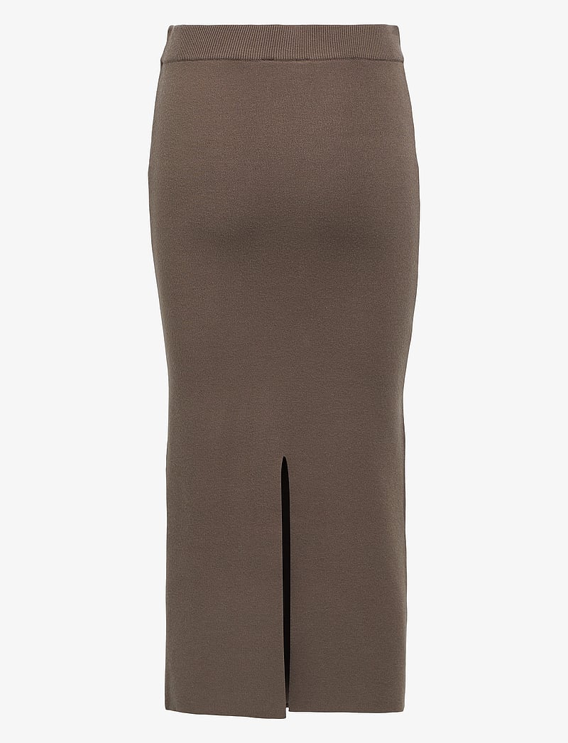 Object - OBJREYNARD HW KNIT SKIRT NOOS - strickröcke - morel - 1