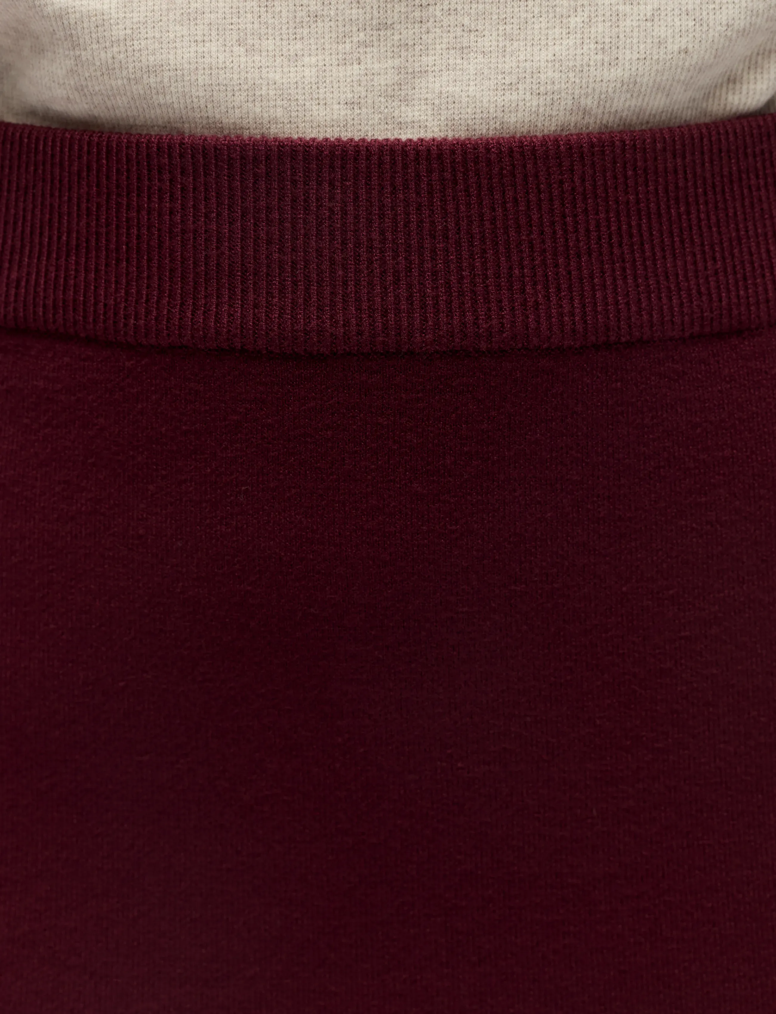 Object - OBJREYNARD HW KNIT SKIRT NOOS - windsor wine - 4