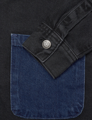 Object - OBJBEATE LS DENIM SHIRT E AW FAIR 23 - jeansskjortor - black denim - 3