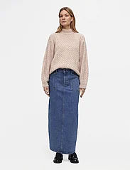 Object - OBJTHYLANE LONG DENIM SKIRT 131 DIV - jeansowe spódnice - medium blue denim - 6