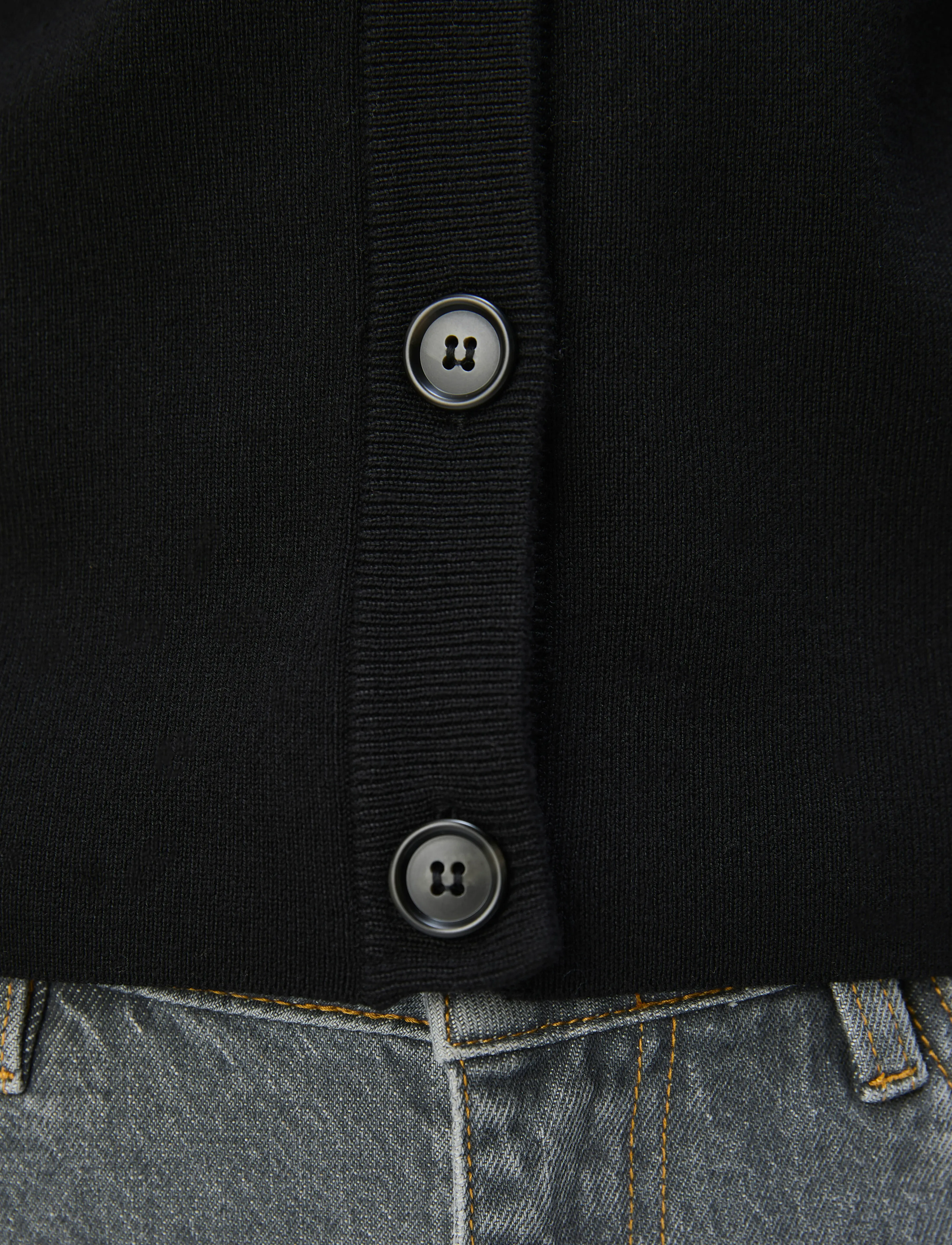 Object - OBJESTER SLI L/S KNIT CARDIGAN NOOS - cardigans - black - 5