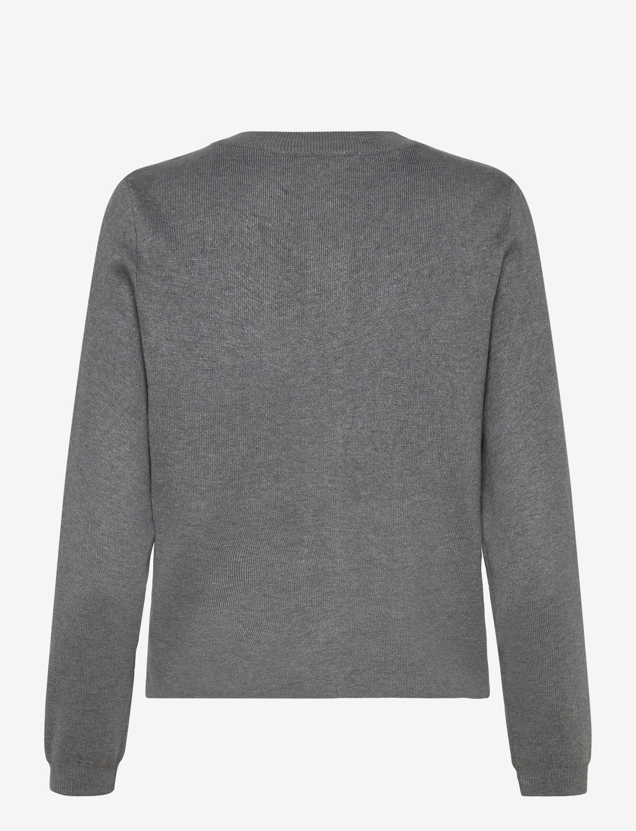 Object - OBJESTER SLI L/S KNIT CARDIGAN NOOS - koftor - medium grey melange - 2