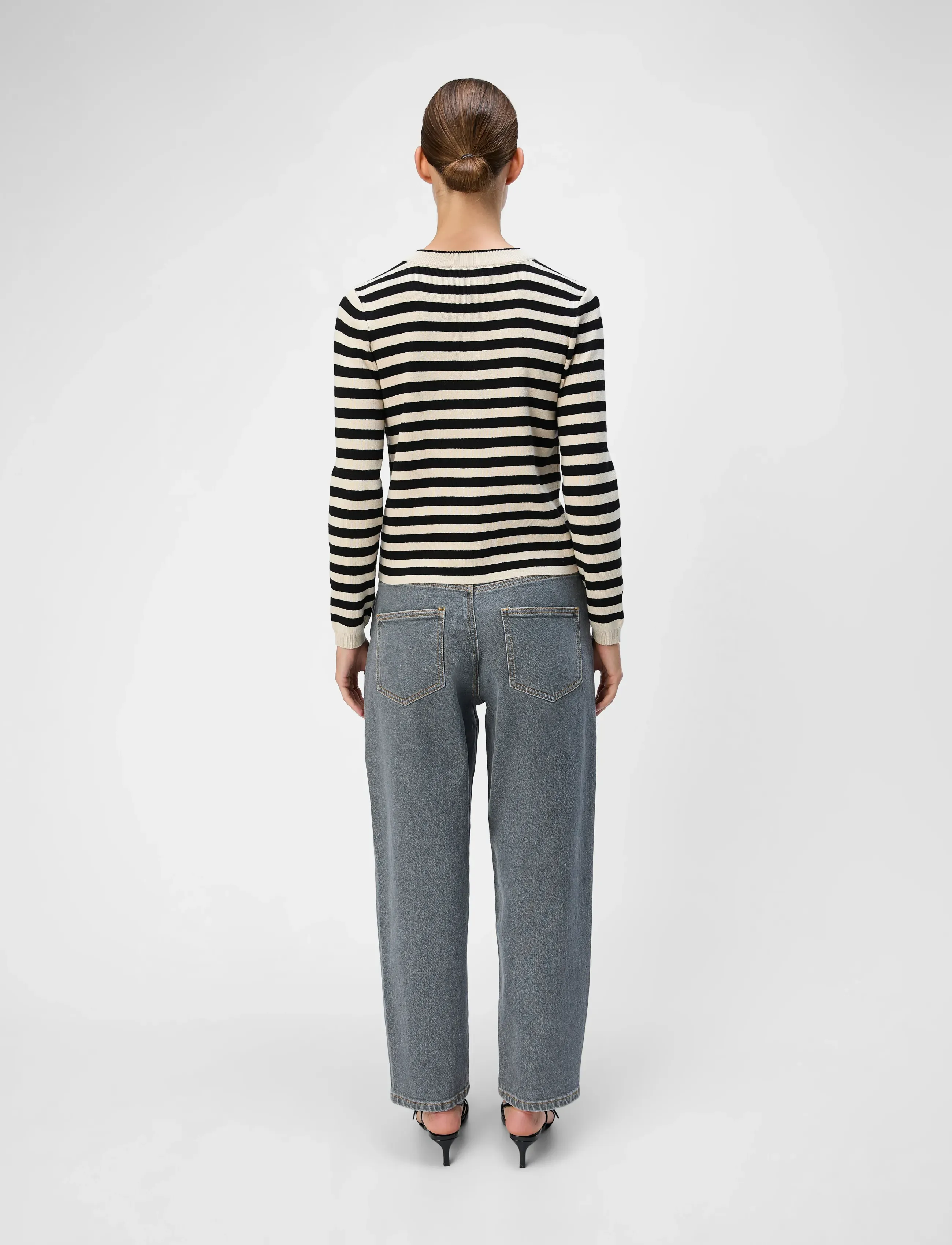 Object - OBJESTER SLI L/S KNIT CARDIGAN NOOS - cardigans - sandshell - 3