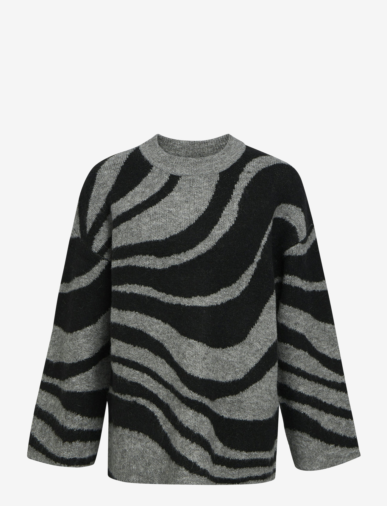 Object - OBJDIANA LO L/S KNIT PULLOVER NOOS - medium grey melange - 0