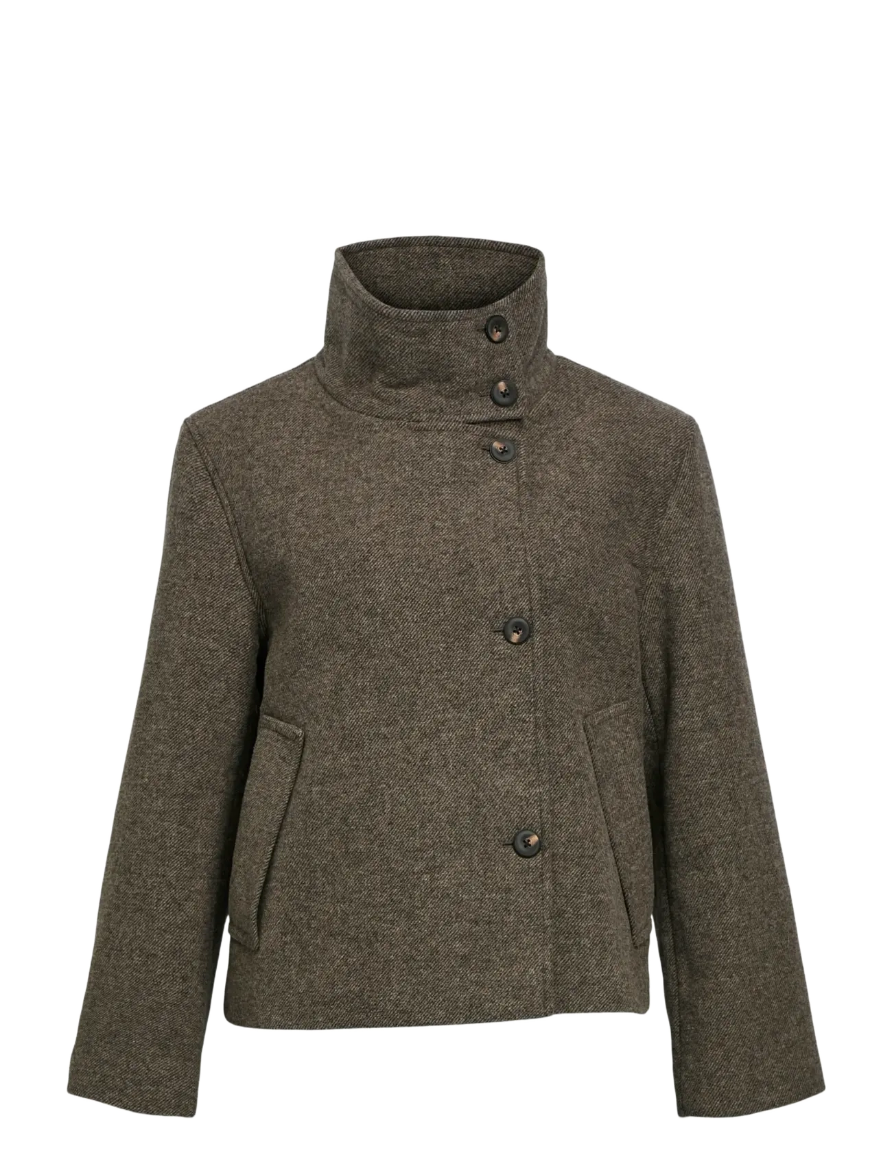 OBJECT Objriki Re Kurz Jacke Noos Grau - 40 - Damen