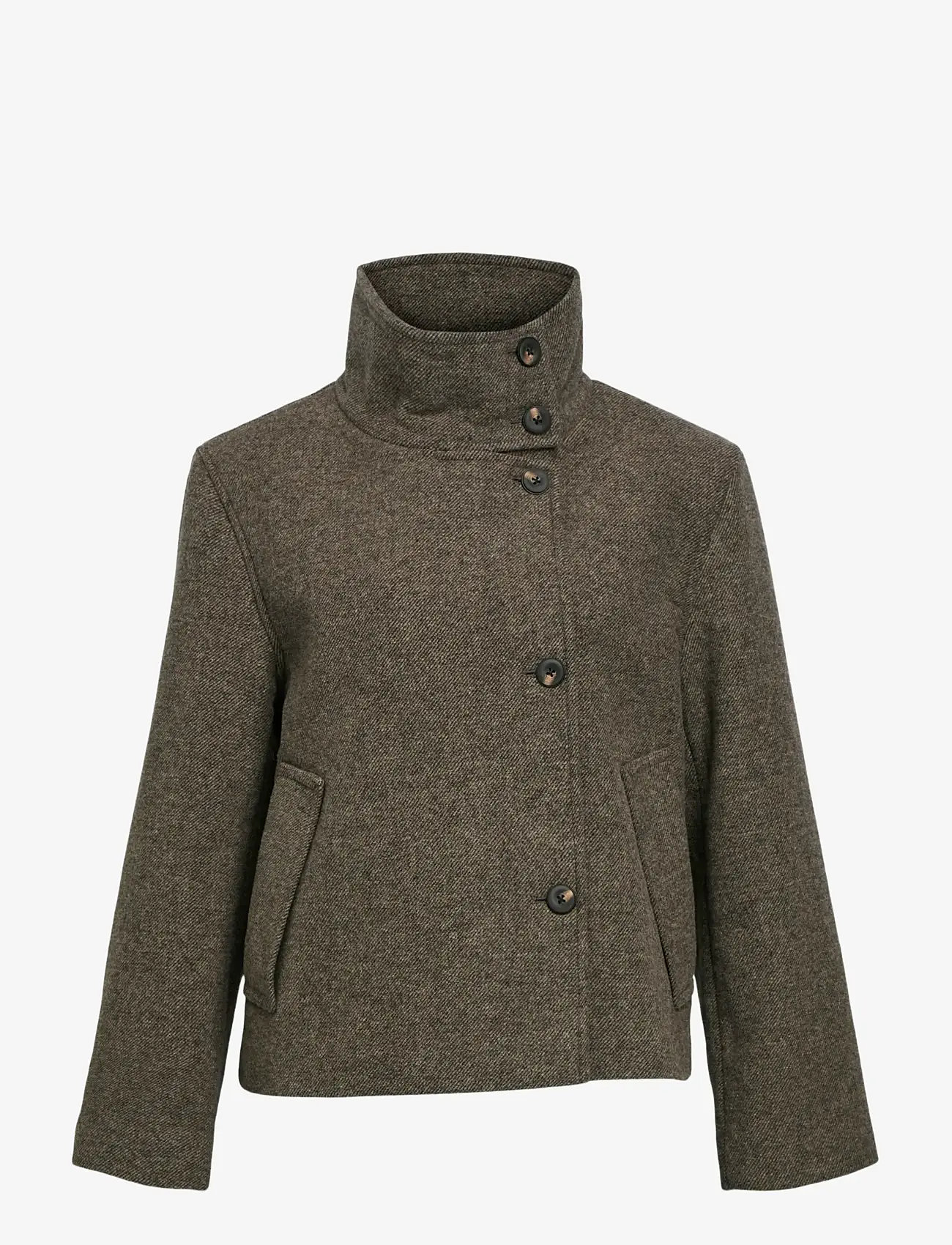 Object - OBJRIKI RE SHORT JACKET NOOS - herbstjacken - morel - 0