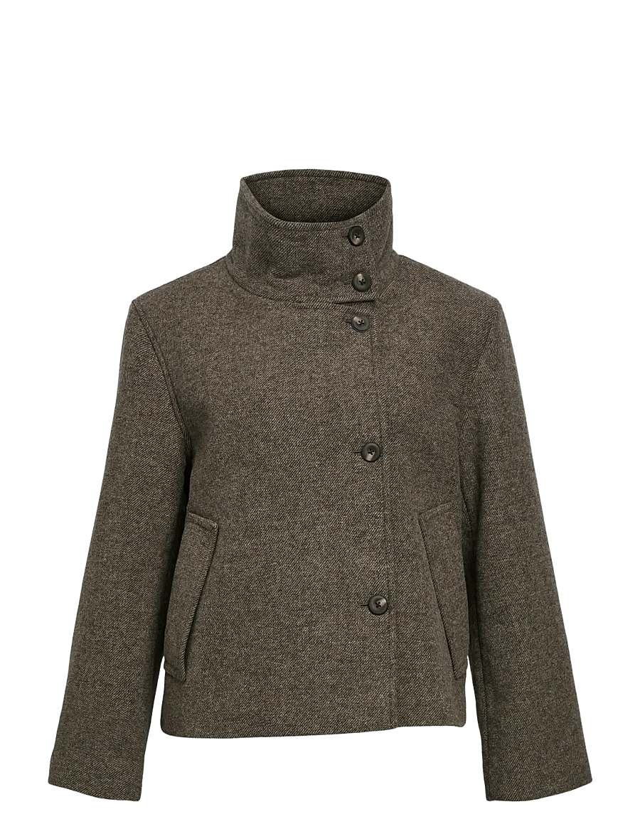 Object - OBJRIKI RE SHORT JACKET NOOS - villased jakid - morel - 1