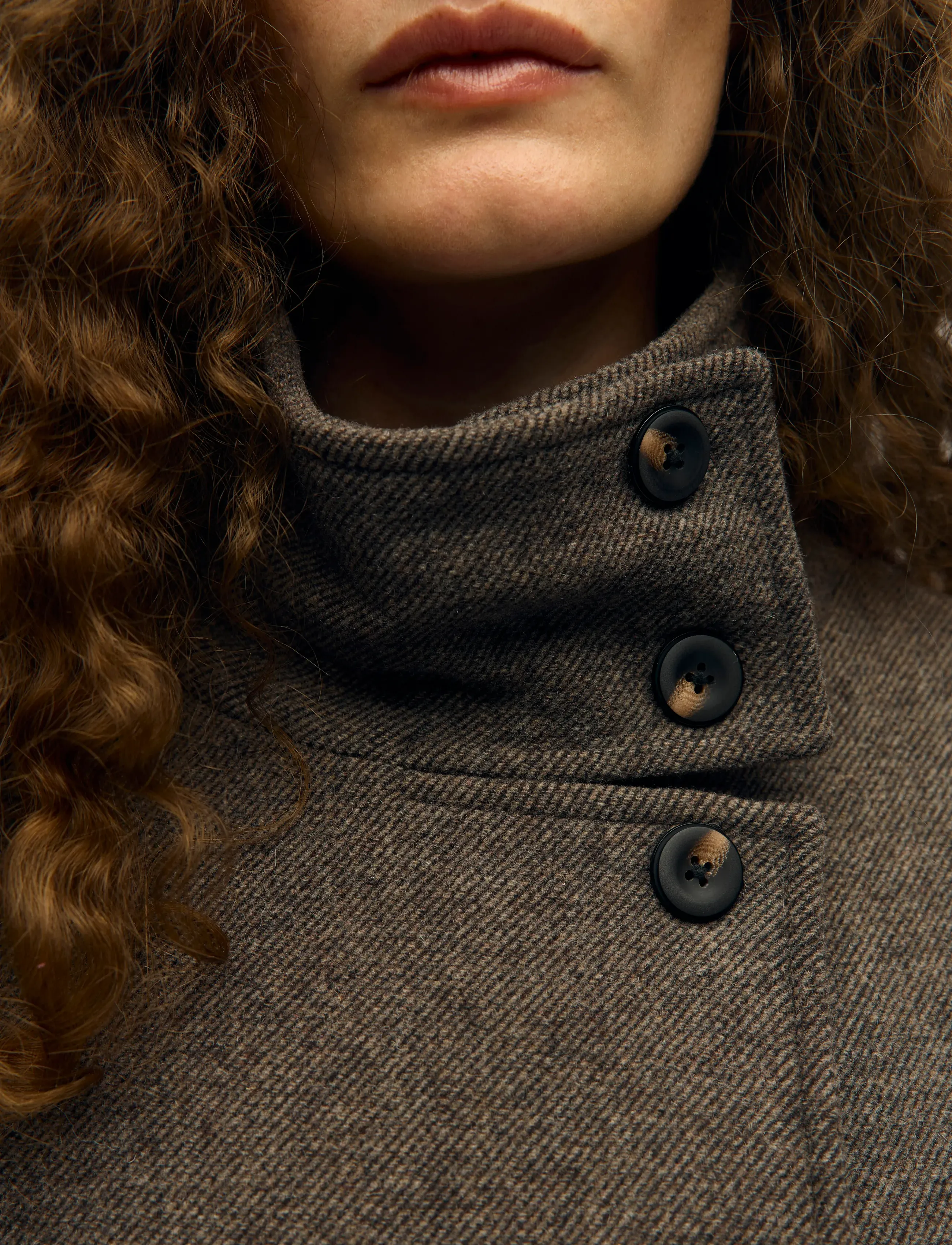 Object - OBJRIKI RE SHORT JACKET NOOS - fall jackets - morel - 3