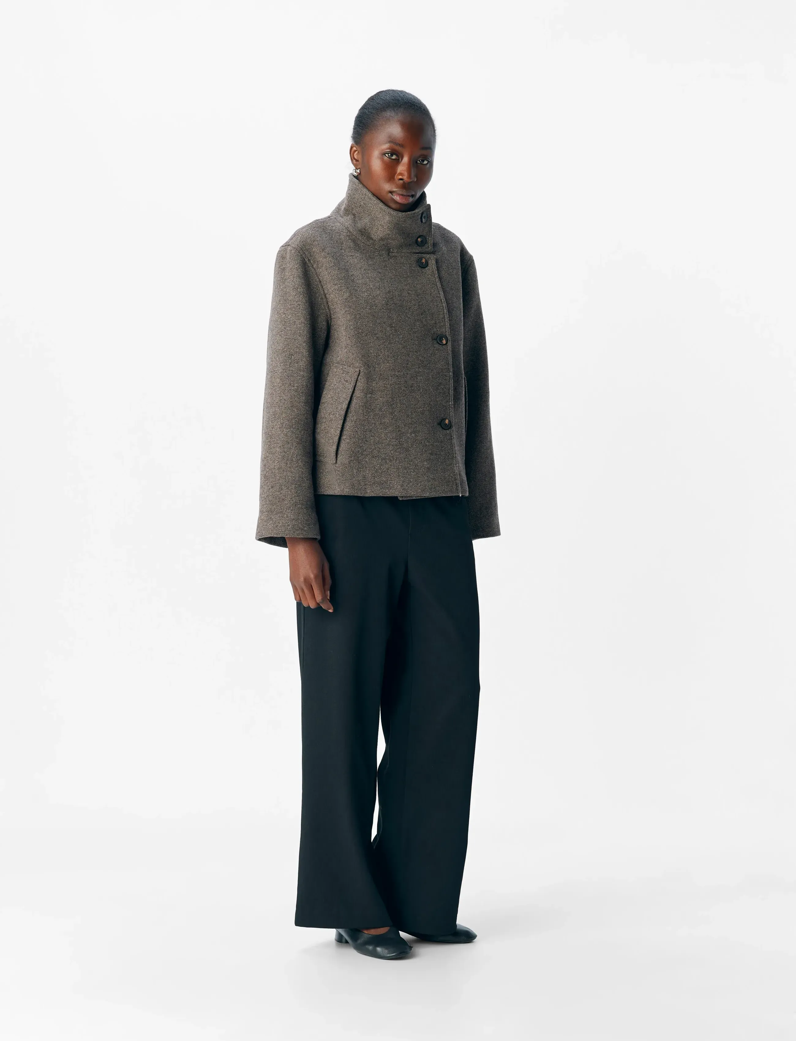 Object - OBJRIKI RE SHORT JACKET NOOS - ytterkläder - morel - 3