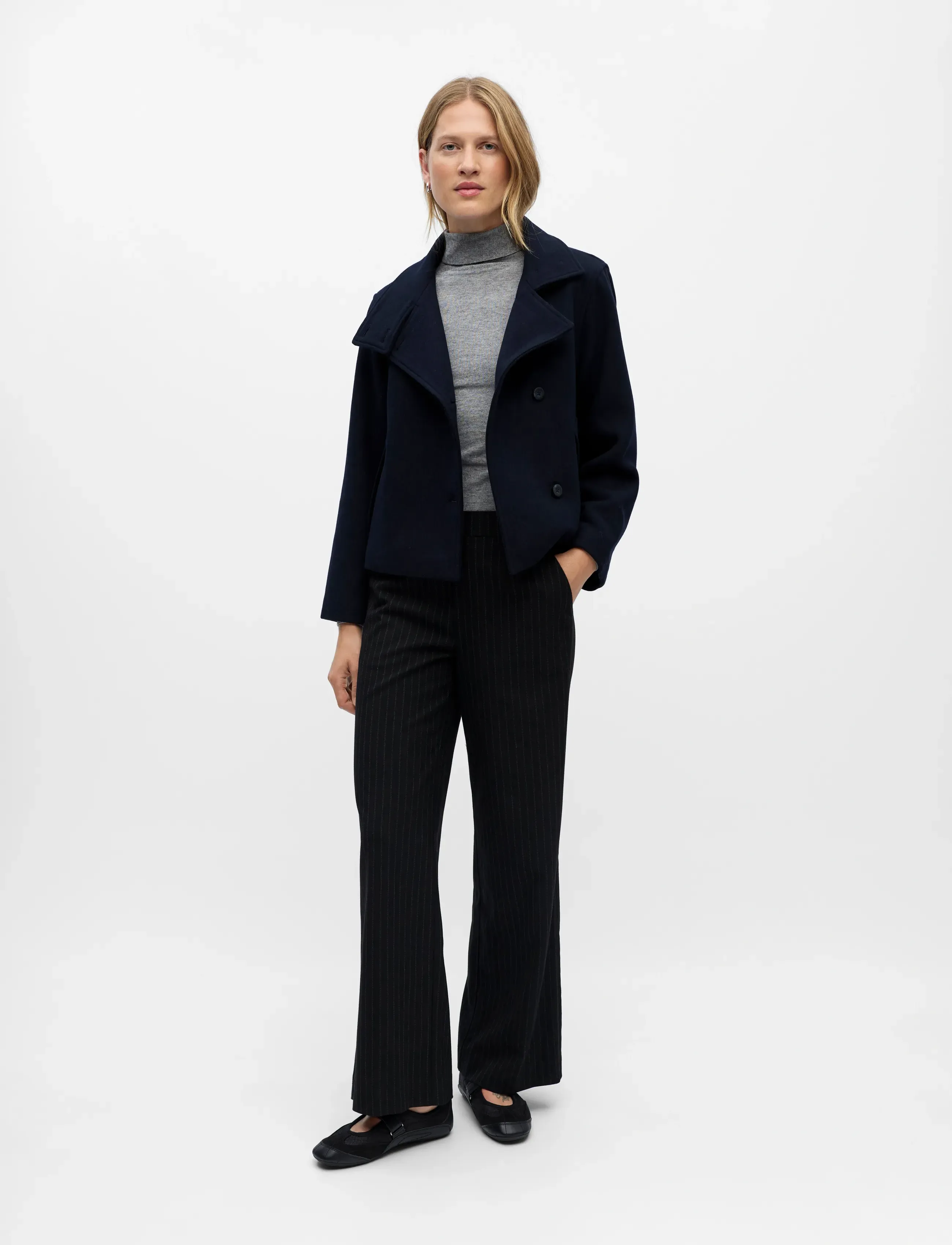 Object OBJRIKI RE SHORT JACKET NOOS - Jacken & Mäntel - SKY CAPTAIN / navy