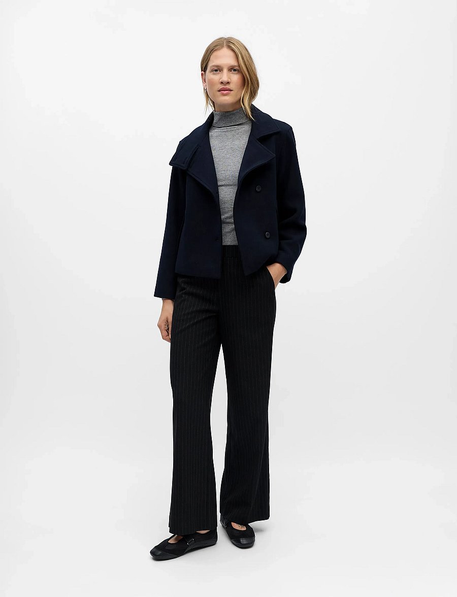 Object - OBJRIKI RE SHORT JACKET NOOS - ulljackor - sky captain - 0