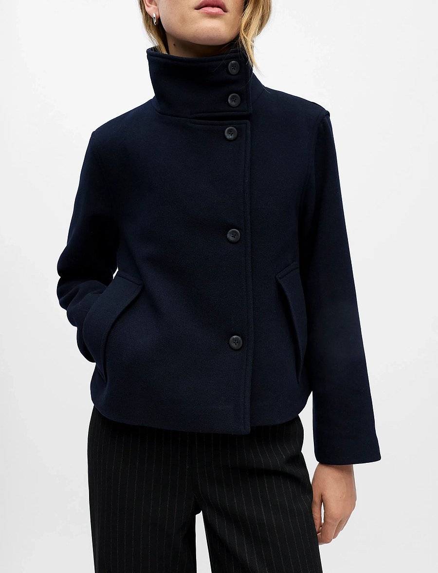 Object - OBJRIKI RE SHORT JACKET NOOS - ulljackor - sky captain - 3