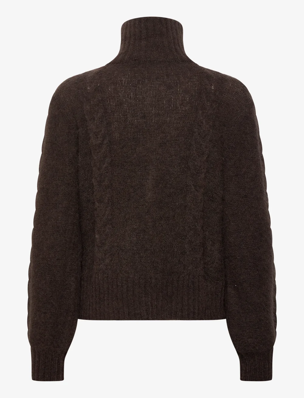 Object - OBJNETE LO KNIT CARDIGAN NOOS - cardigans - seal brown - 1