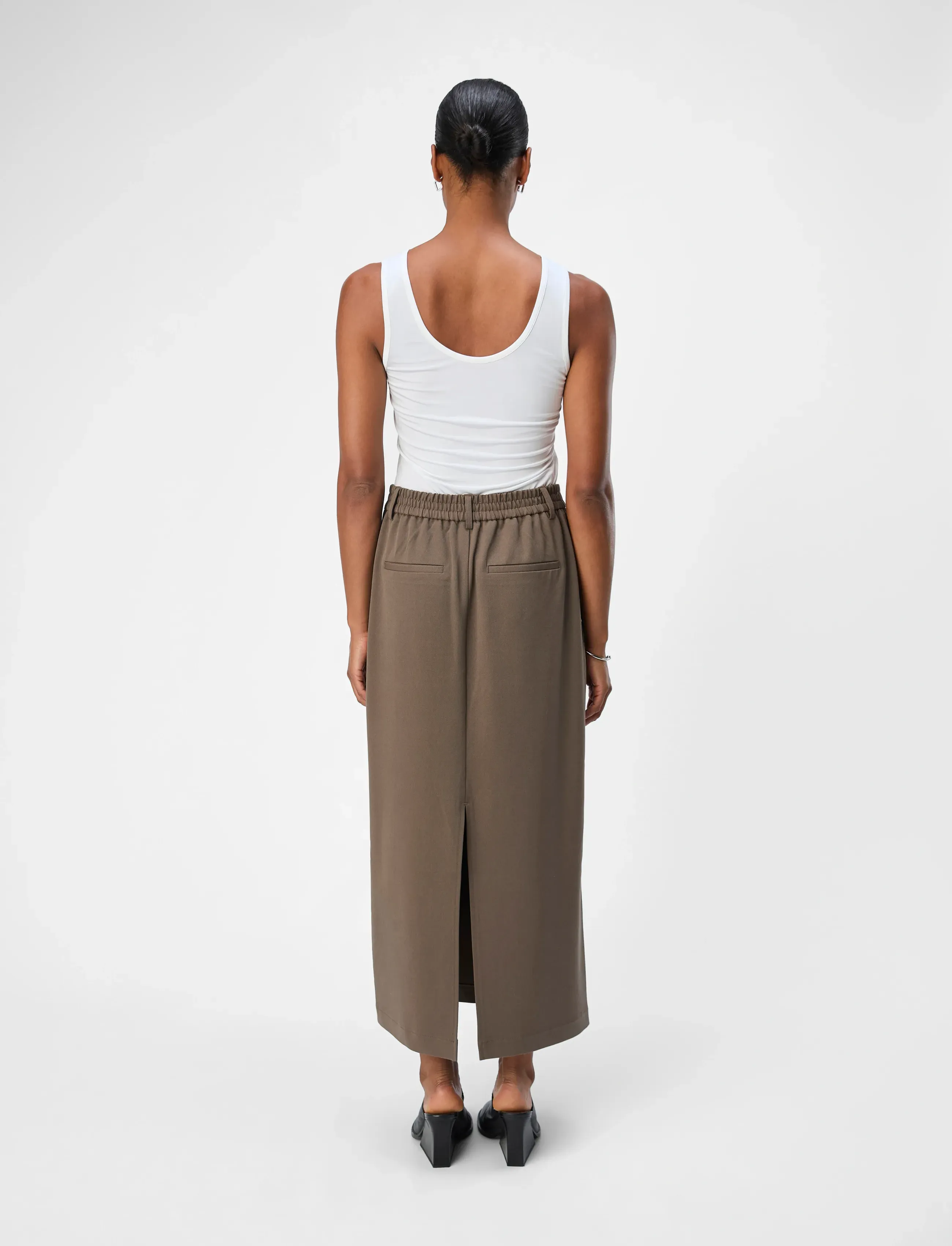 Object - OBJLISA MW LONG SKIRT NOOS - laveste priser - morel - 2