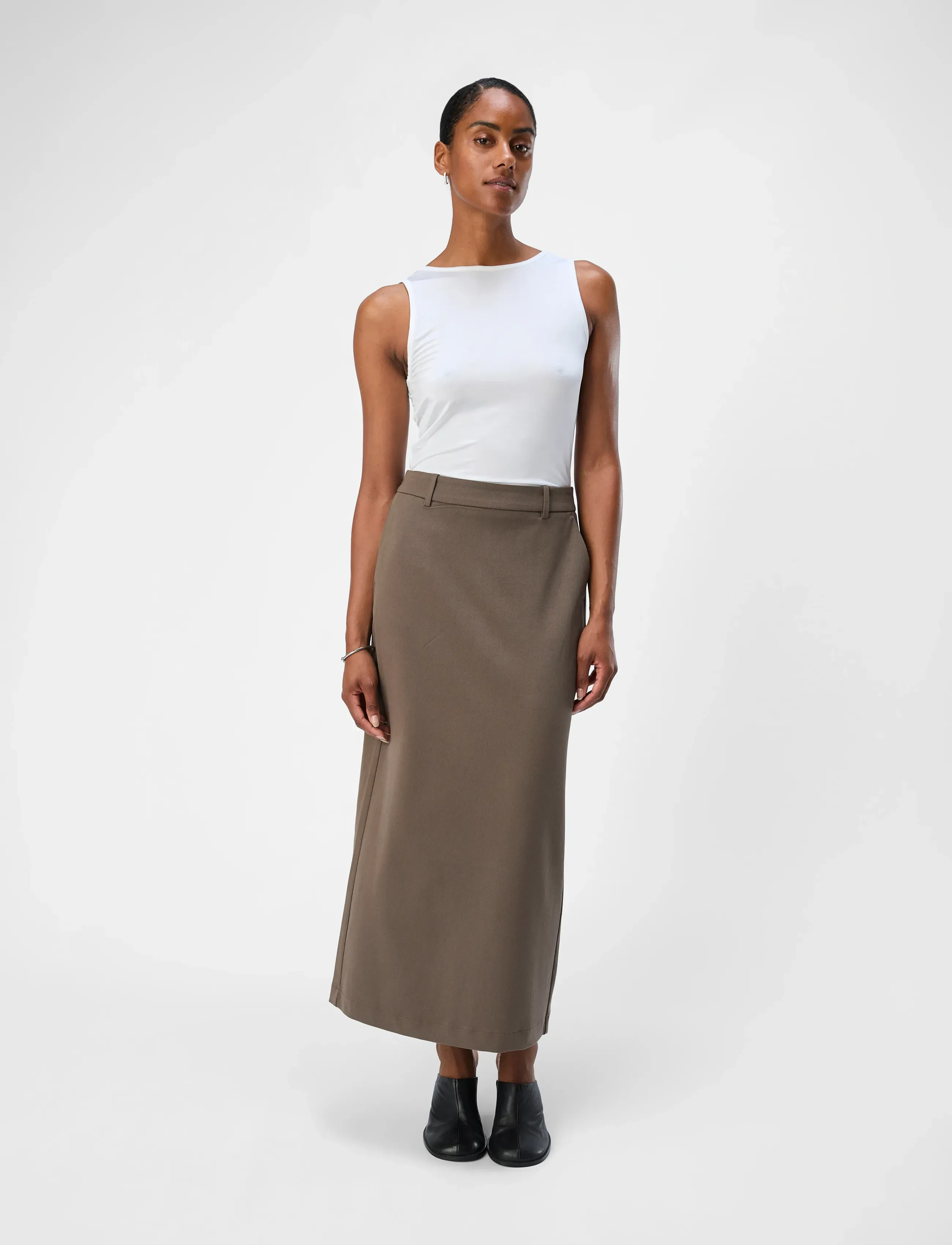 Object - OBJLISA MW LONG SKIRT NOOS - laveste priser - morel - 4