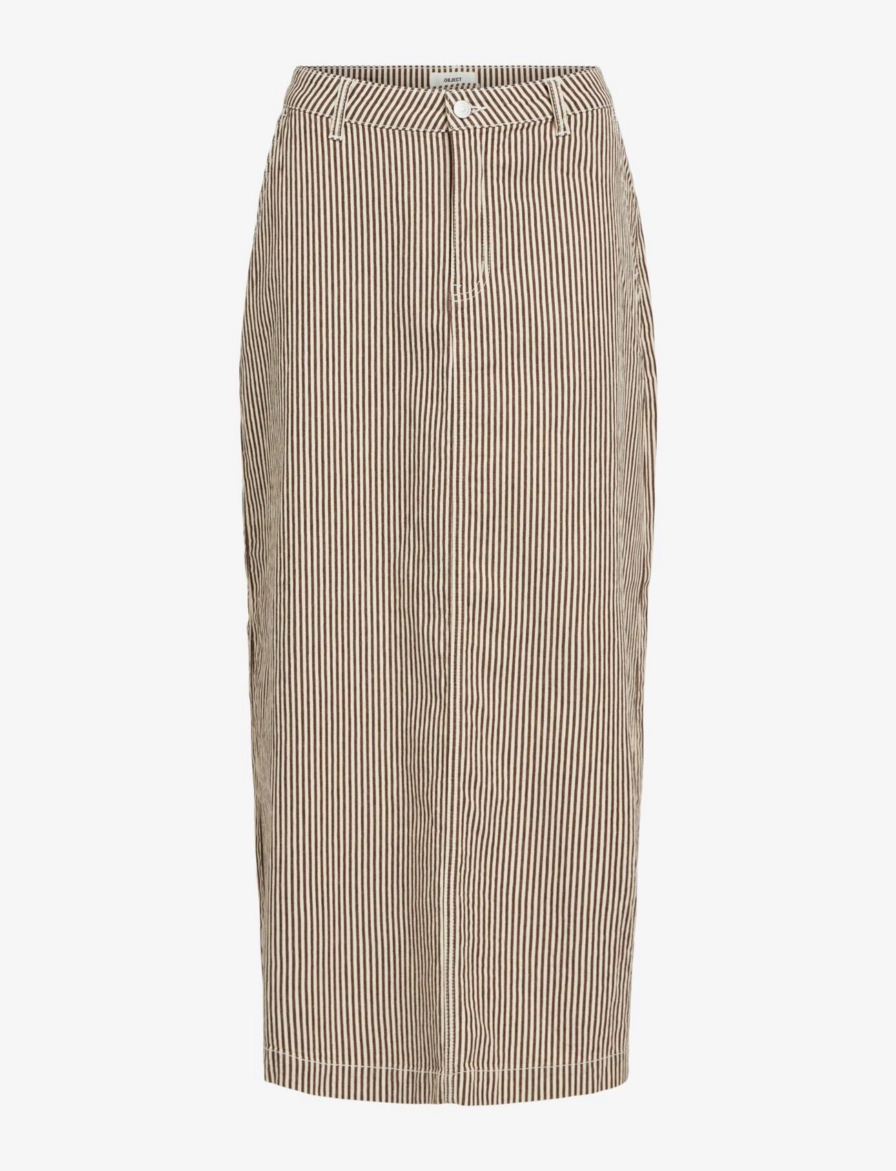 OBJECT Objsola Mw Twill Long Rock 132 Div Braun - S - Damen