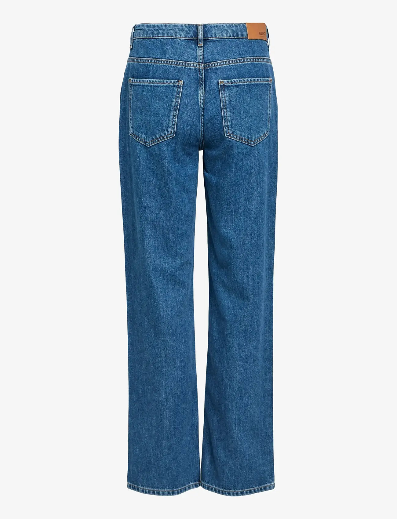 Object - OBJSAVA ELLEN MW STRAIGHT JEANS NOOS - sirge säärega teksad - medium blue denim - 2