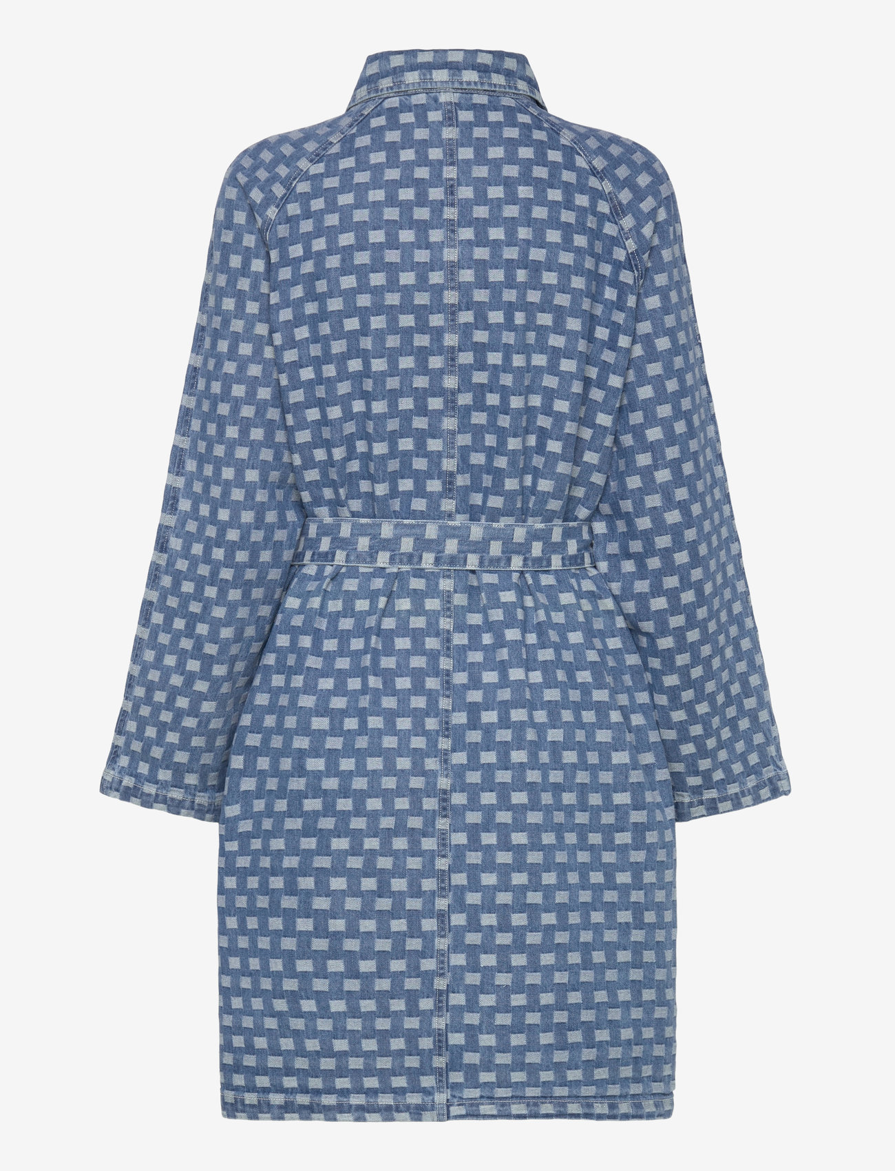 Object - OBJHEDDA LO L/S DRESS CC1 AW - midikleidid - medium blue denim - 1