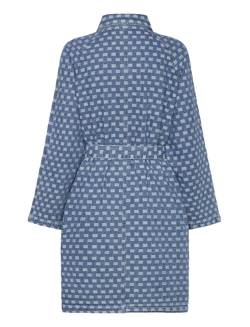 Object - OBJHEDDA LO L/S DRESS CC1 AW - midikleidid - medium blue denim - 1