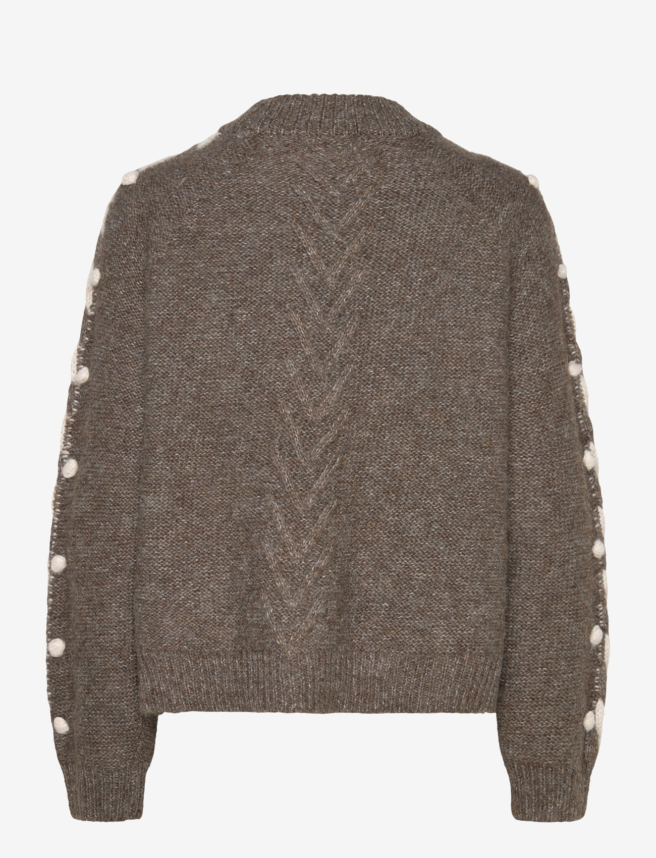 Object - OBJRAVI RE L/S KNIT PULLOVER CC1 AW - sügisesed riided - morel - 1