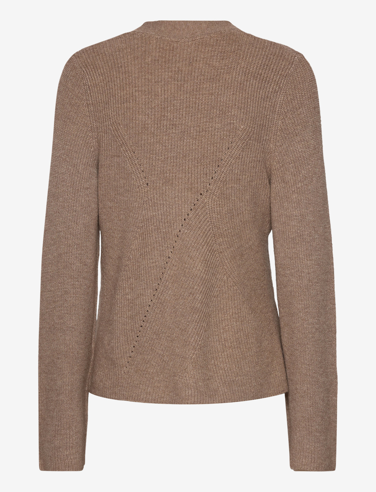 Object - OBJDITTE RE L/S KNIT CARDIGAN NOOS - desert taupe - 1