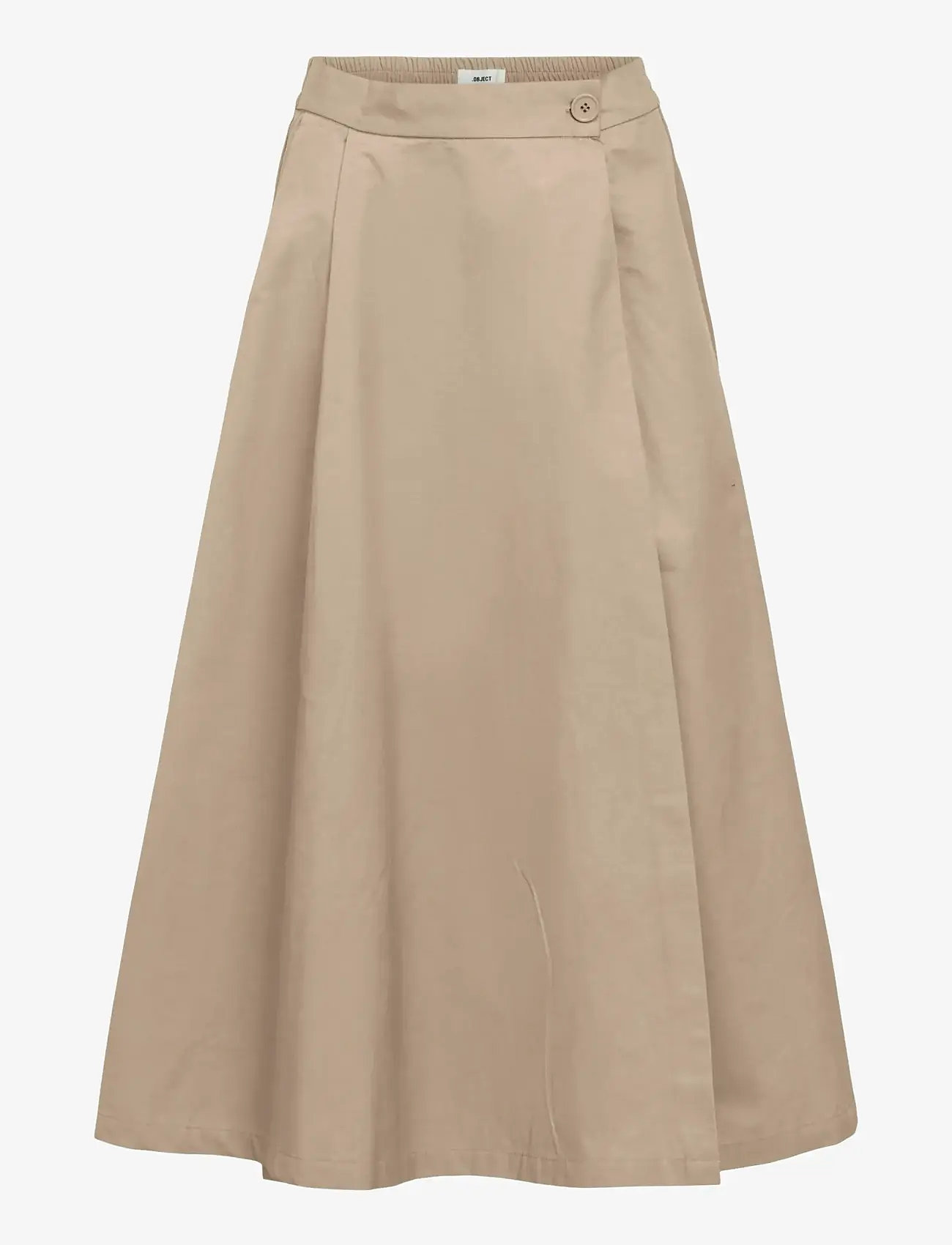 Object - OBJDINA OZ HW SKIRT REP - maxi nederdele - humus - 1
